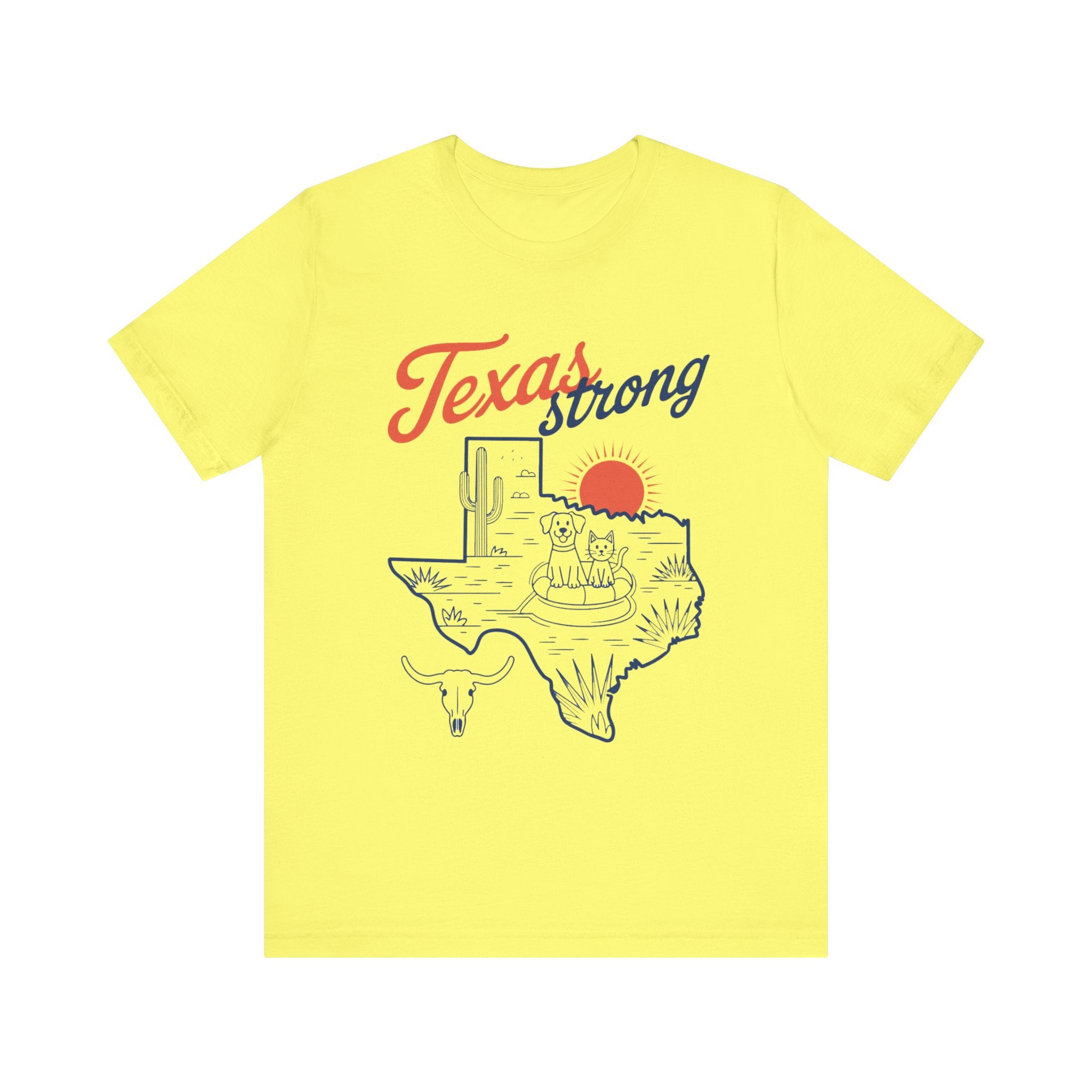Texas Outline (Adult Short Sleeve T-Shirt)