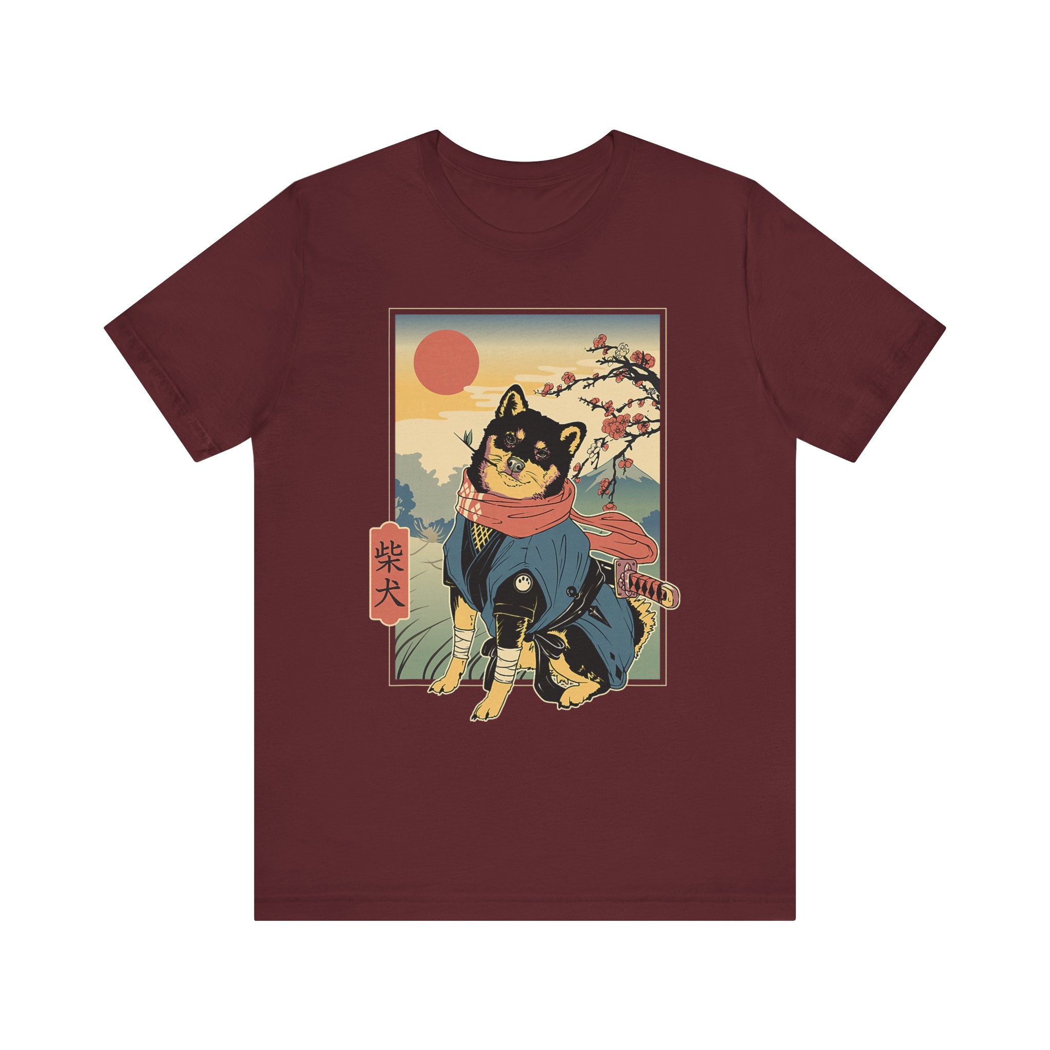 Shiba Samurai Dog T-Shirt