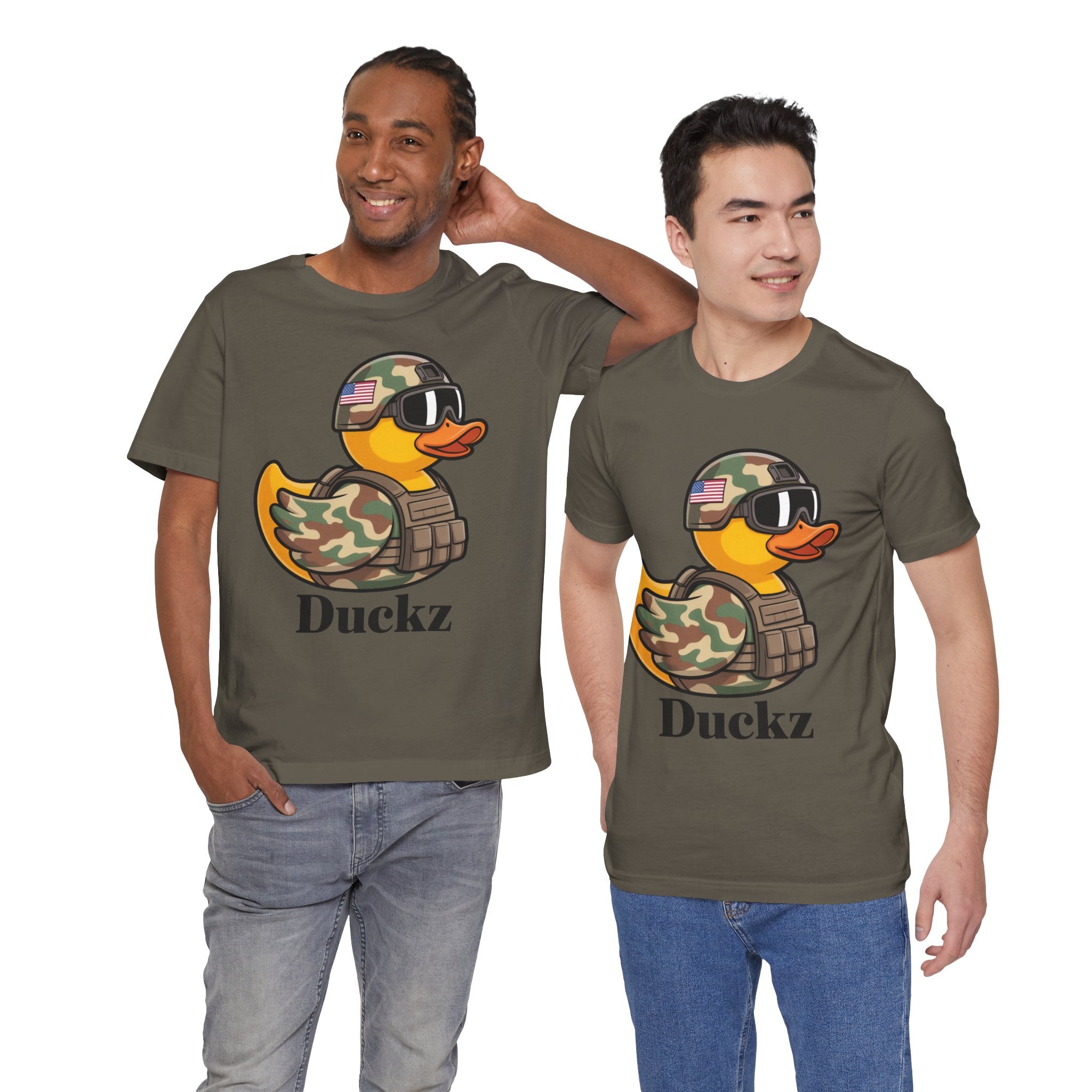 Military Mallard - Sand (Adult Short Sleeve T-Shirt)