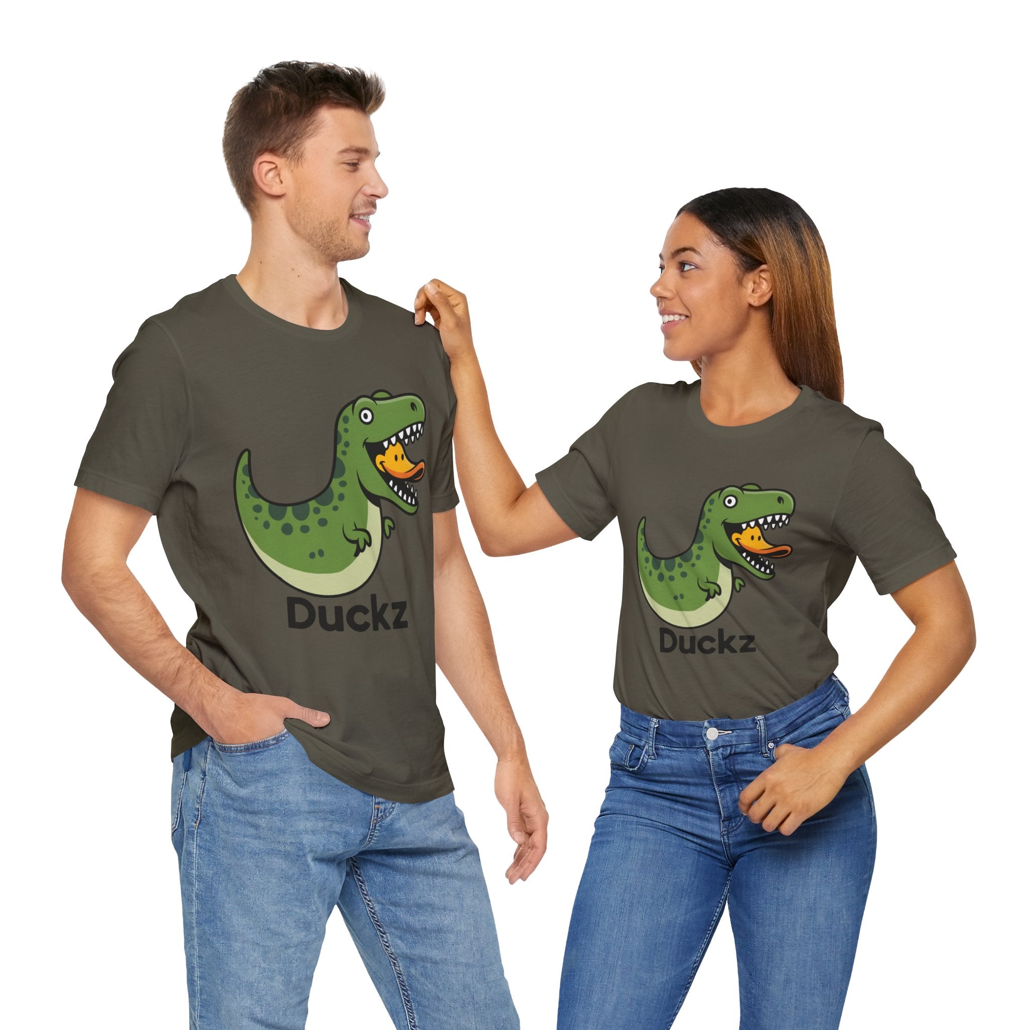 Dino Duck (Adult Short Sleeve T-Shirt)