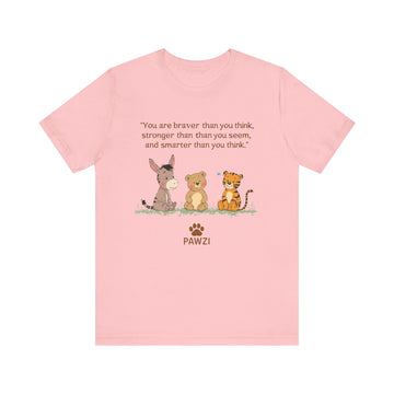 Braver, Stronger, Smarter - Light Pink (Adult Short Sleeve T-Shirt) Limited Edition