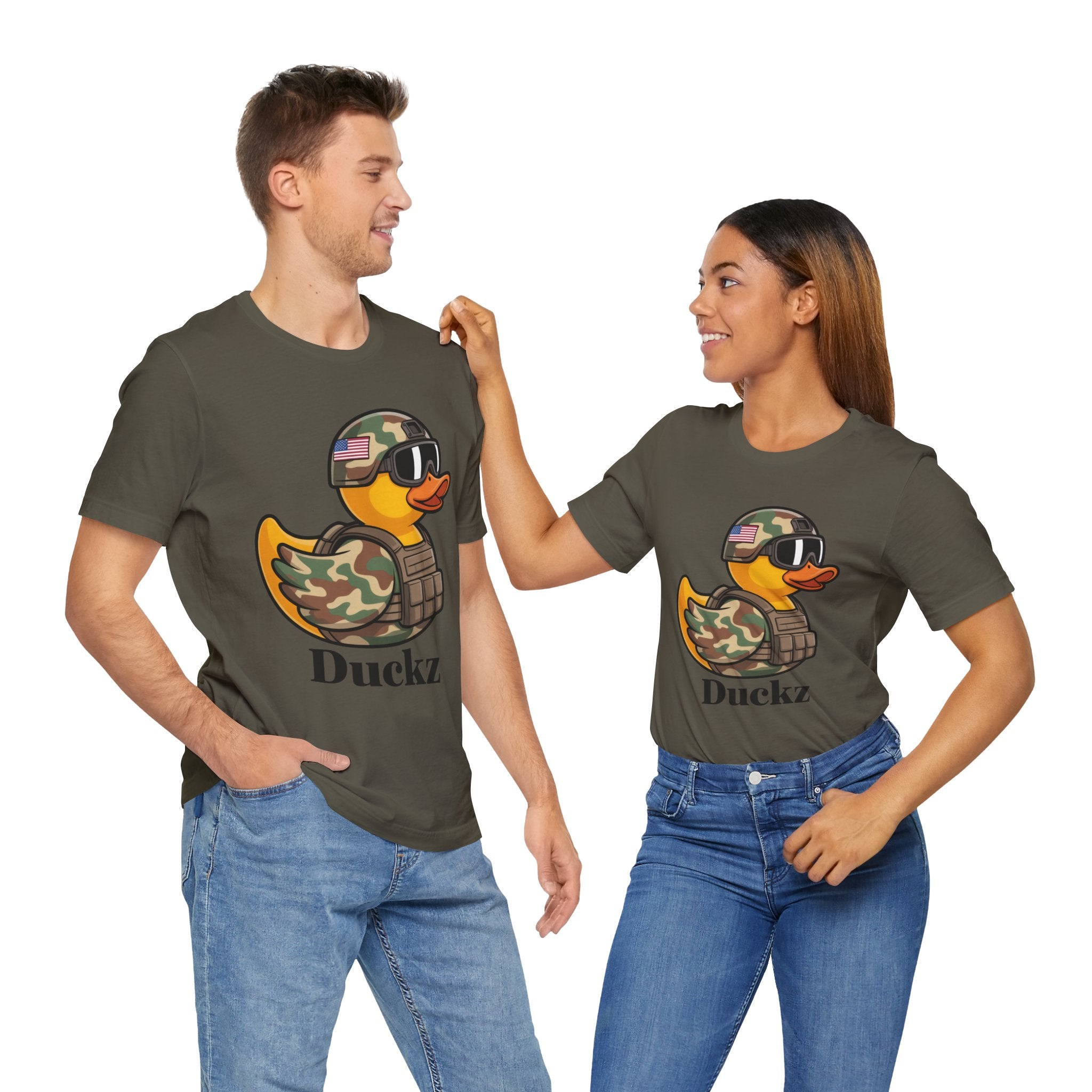 Military Mallard - Sand (Adult Short Sleeve T-Shirt)