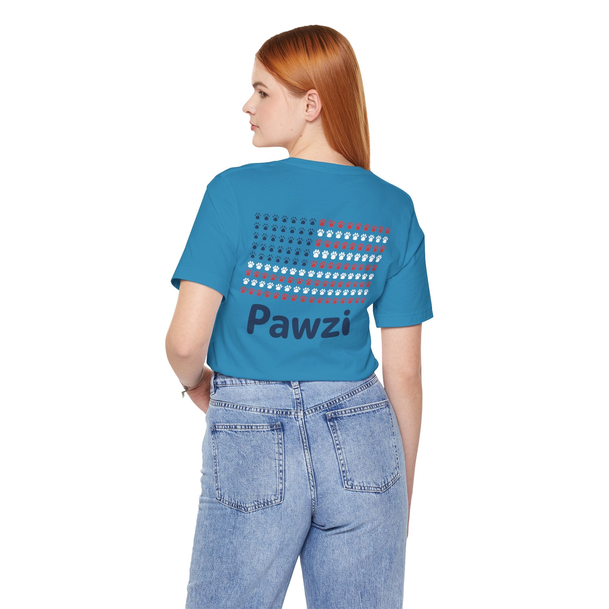 Flag Pawzi (Adult Short Sleeve T-Shirt)