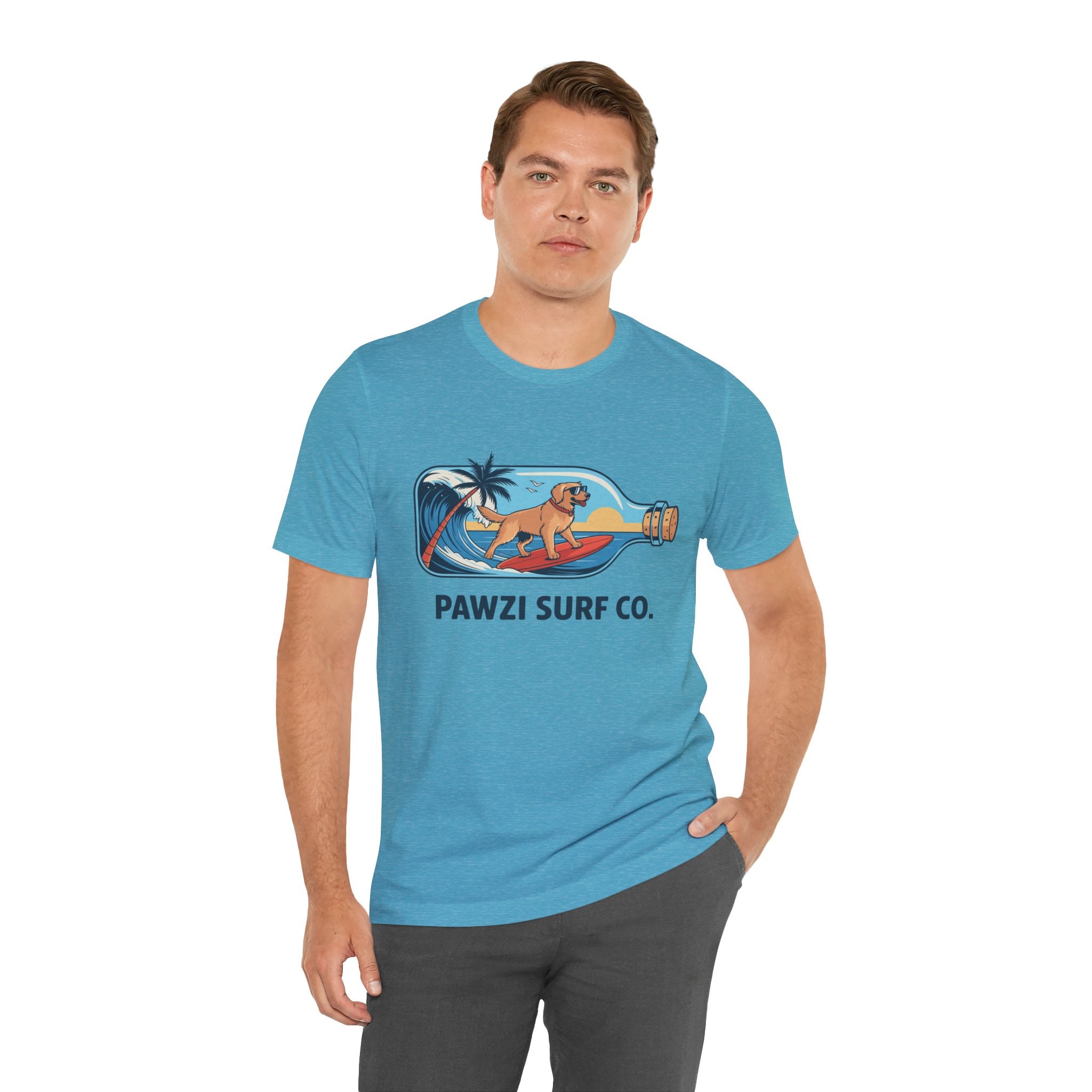 Sunset Surfer (Adult Short Sleeve T-Shirt)
