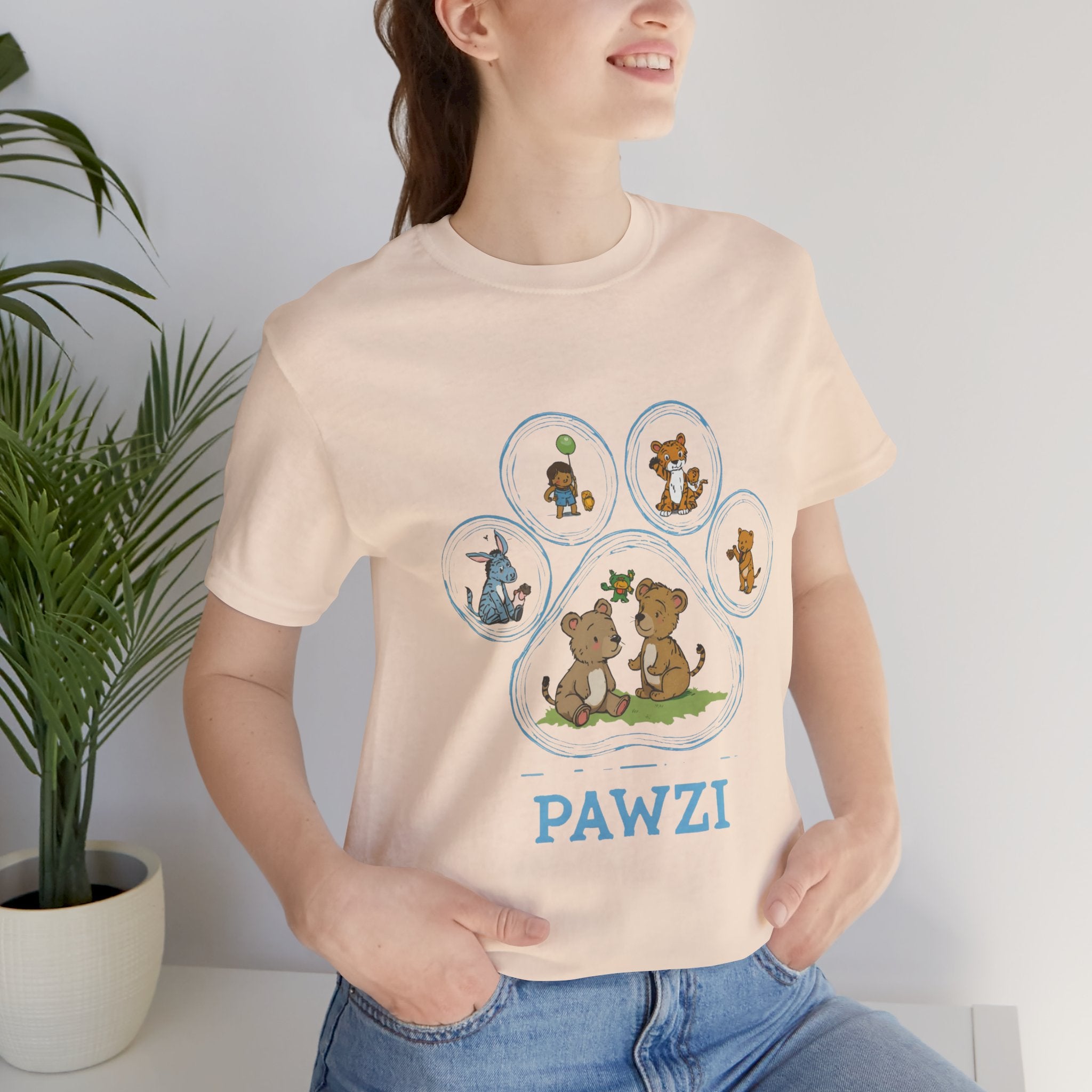 Pooh Paw - Natural (Adult Short Sleeve T-Shirt) Limited Edition