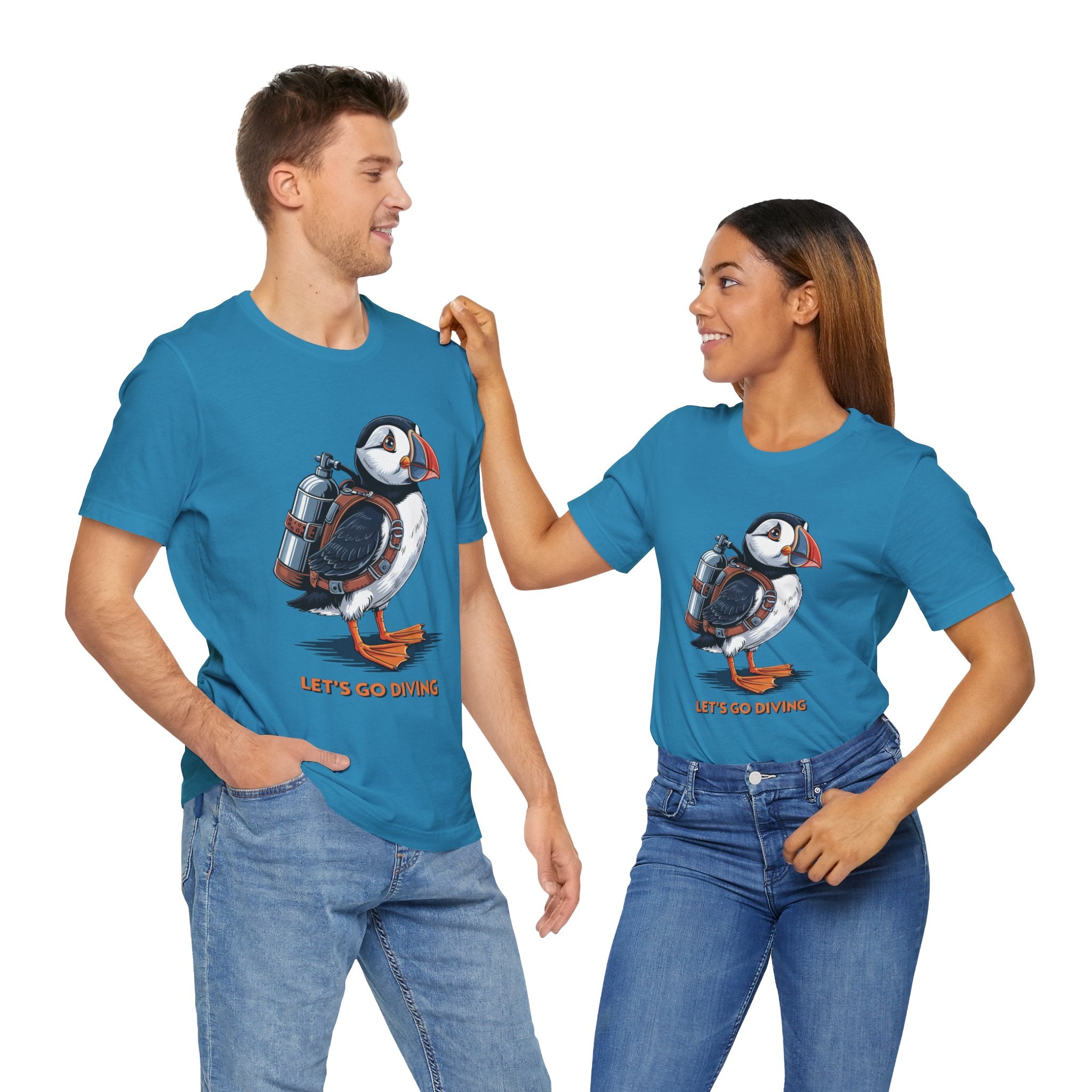 Let's Go Diving Puffin T-Shirt
