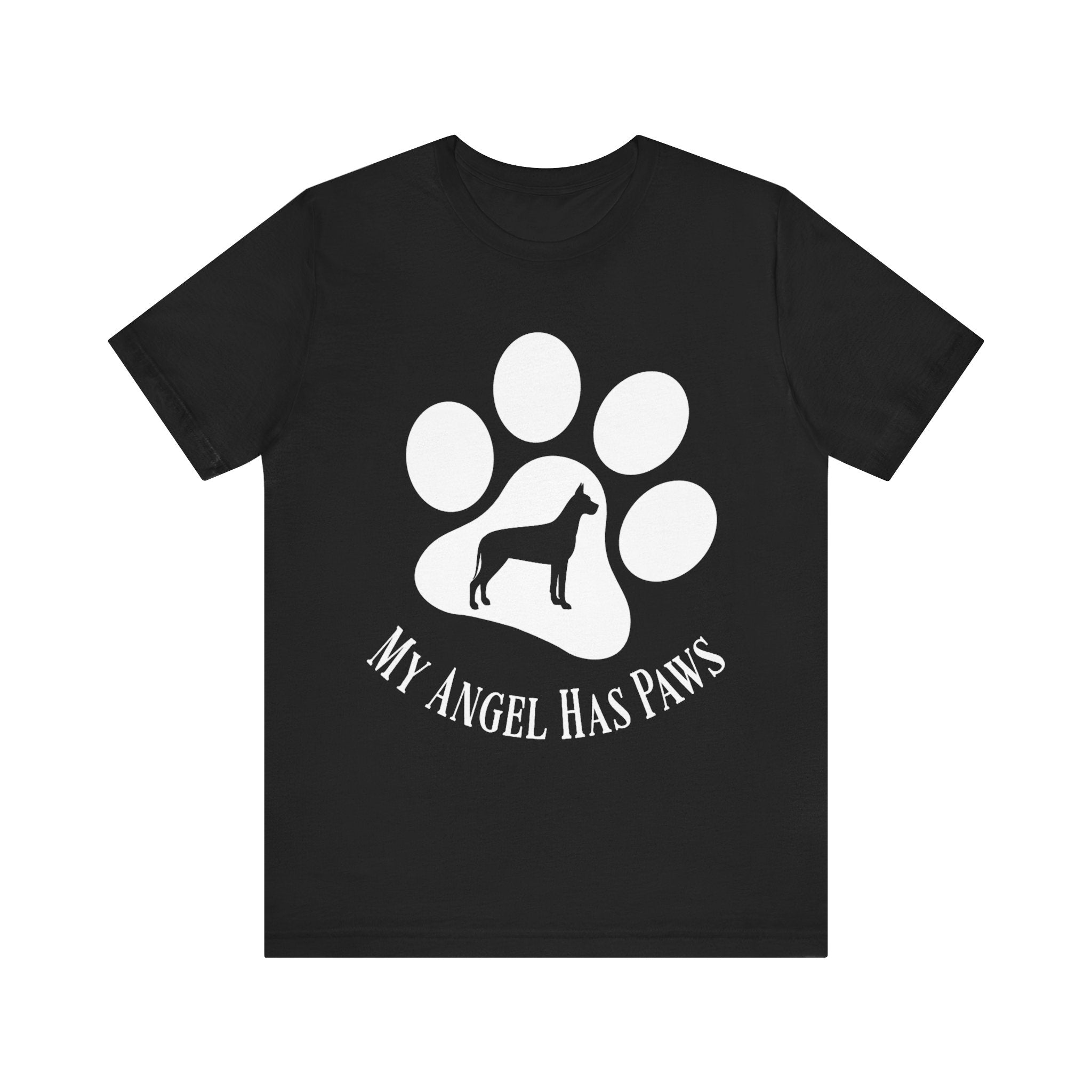 Great Dane T-Shirt – My Angel Has Paws Dog Lover Tee
