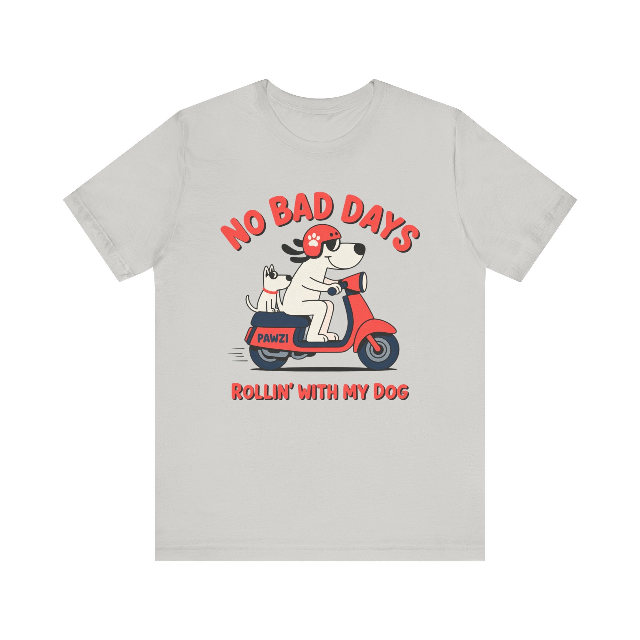 Rollin' With My Dog (Adult Short Sleeve T-Shirt)