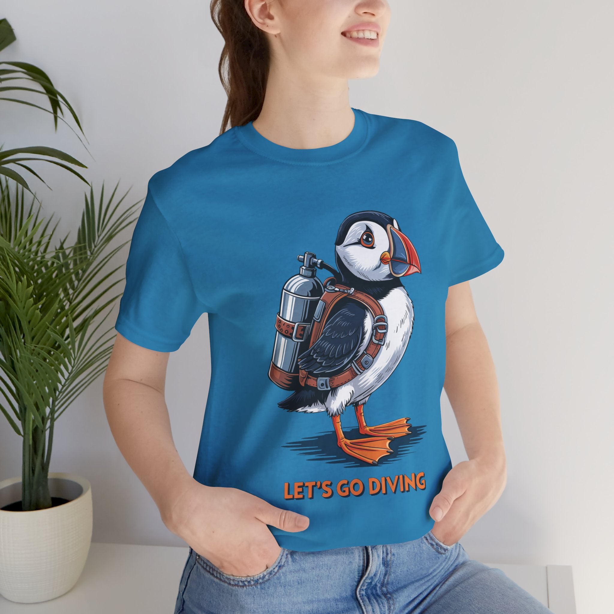 Let's Go Diving Puffin T-Shirt