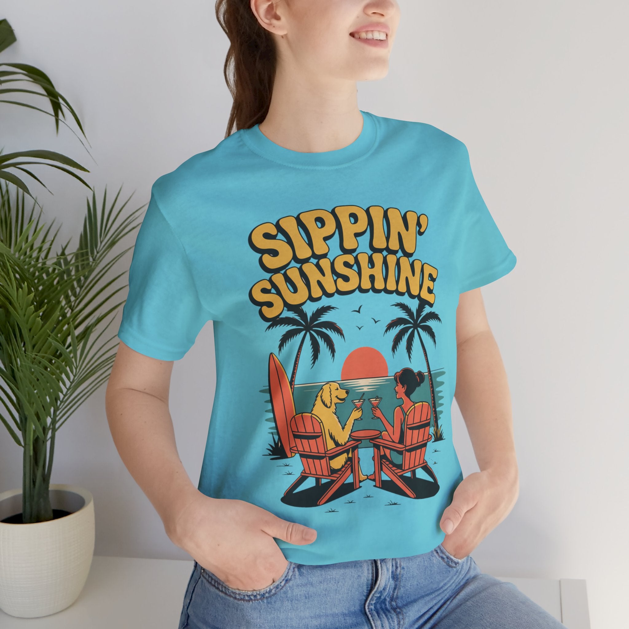 Sippin' Sunshine (Adult Short Sleeve T-Shirt)