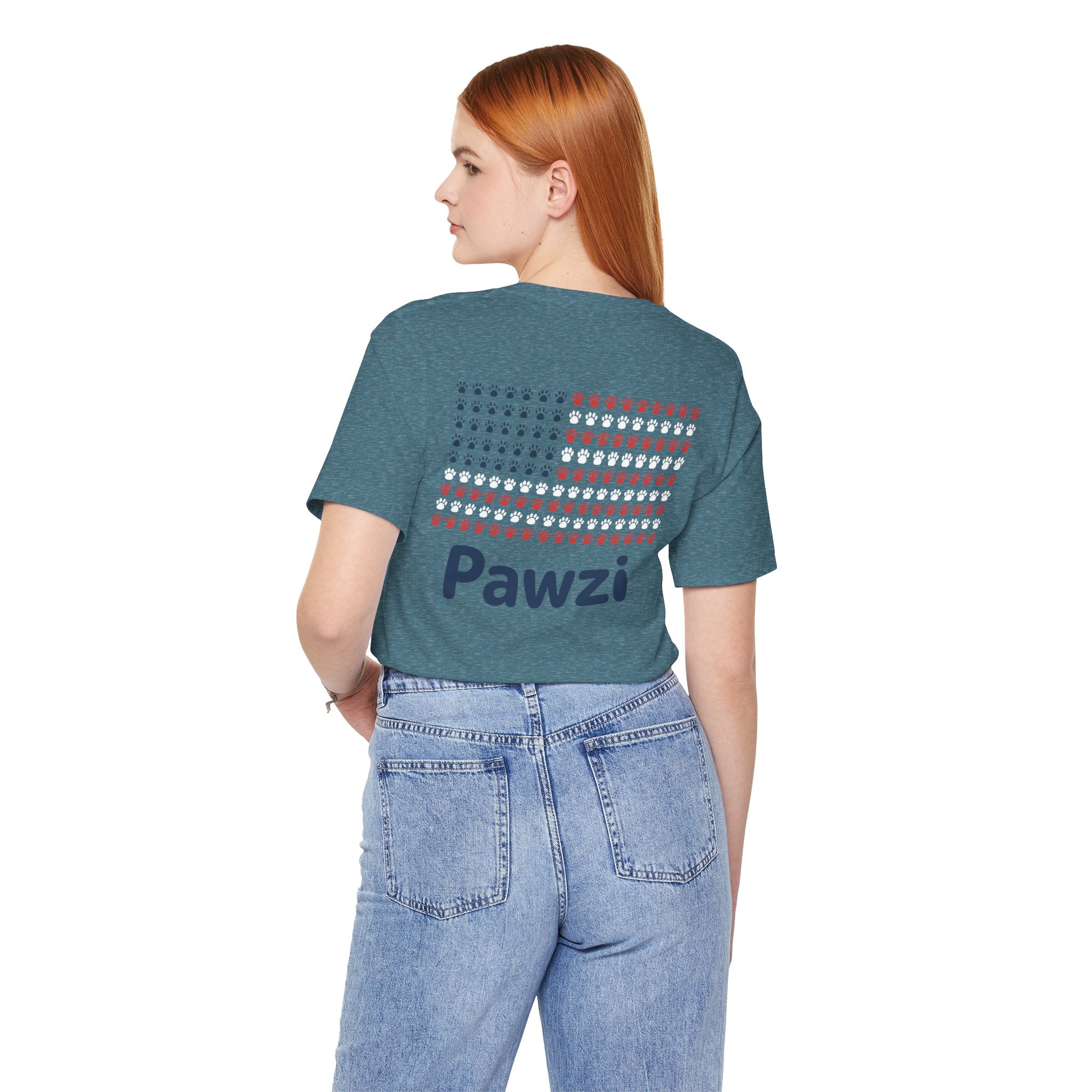Flag Pawzi (Adult Short Sleeve T-Shirt)