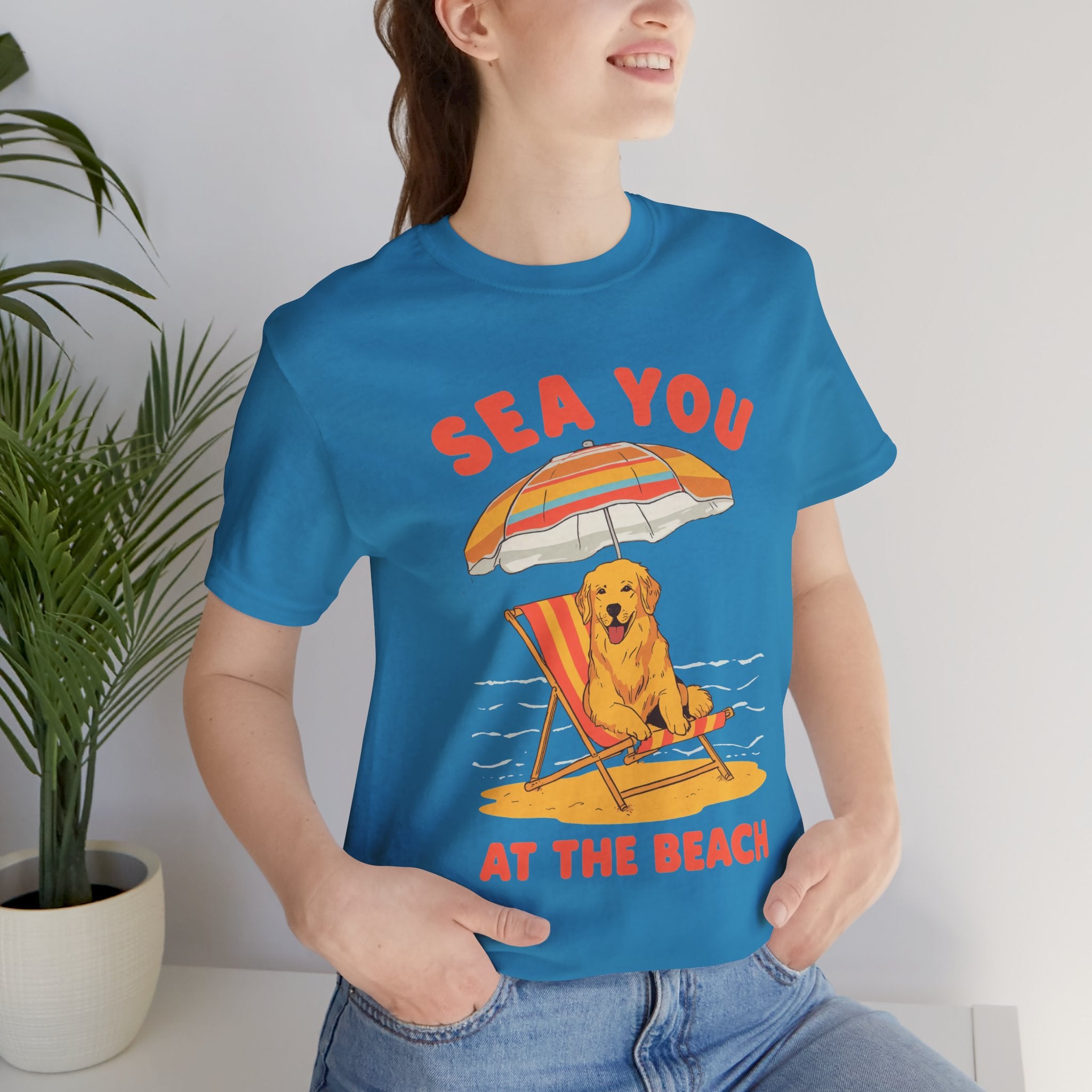 Sea You At The Beach (Adult Short Sleeve T-Shirt)