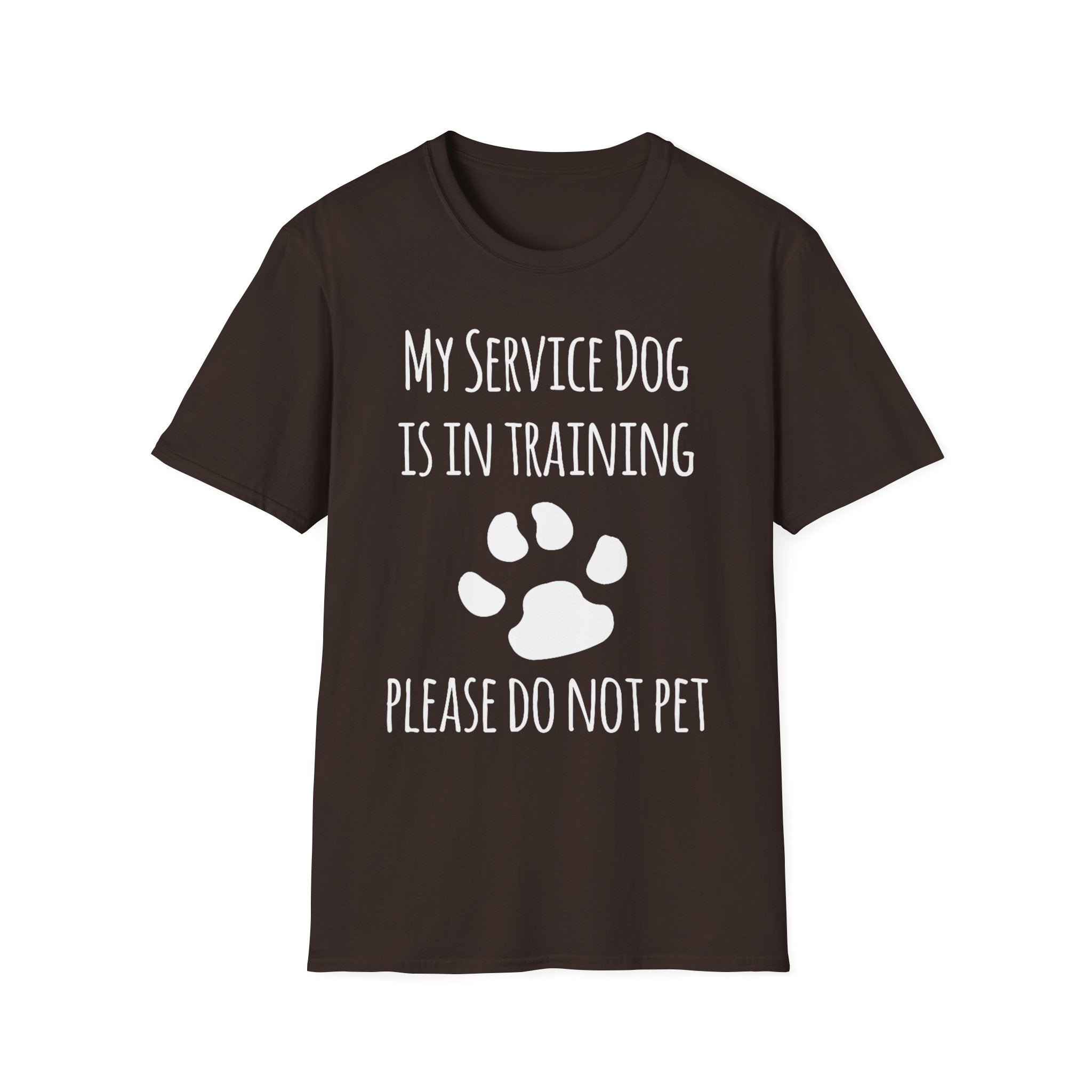 My Service Dog Is in Training Tee – Do Not Pet Shirt