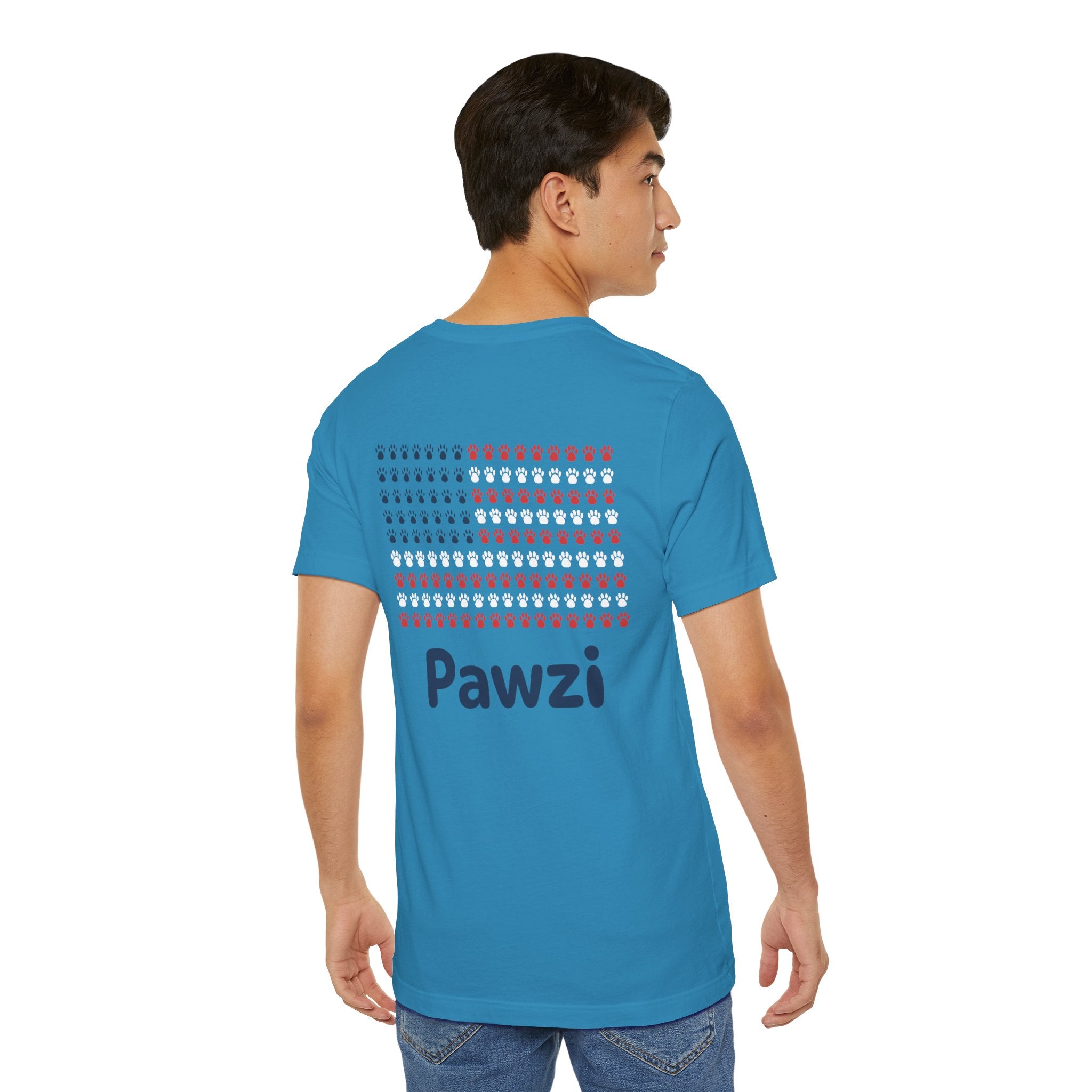 Flag Pawzi (Adult Short Sleeve T-Shirt)