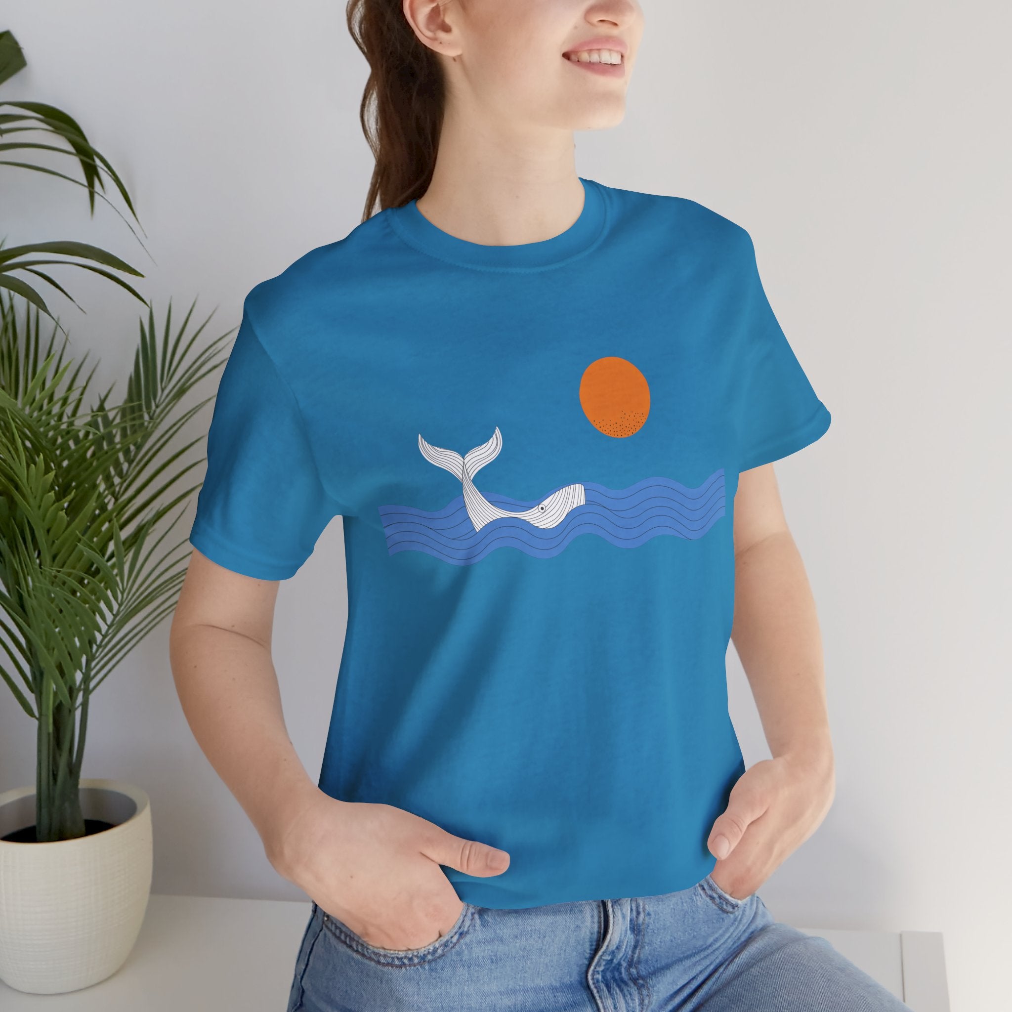 Whale Tail Sunset T-Shirt