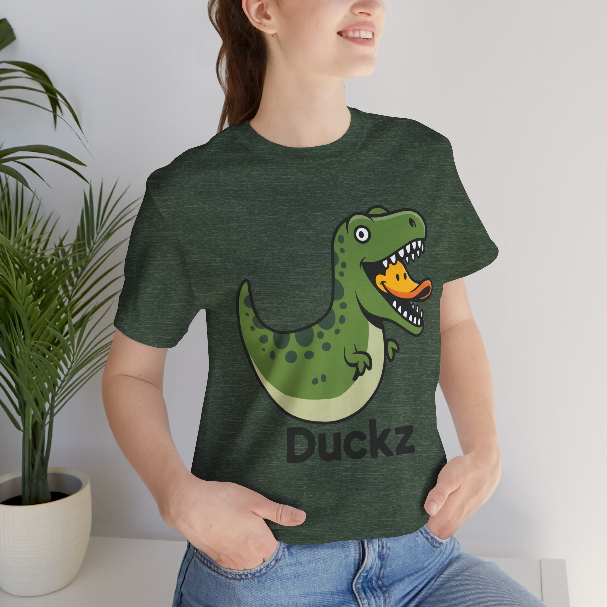 Dino Duck (Adult Short Sleeve T-Shirt)