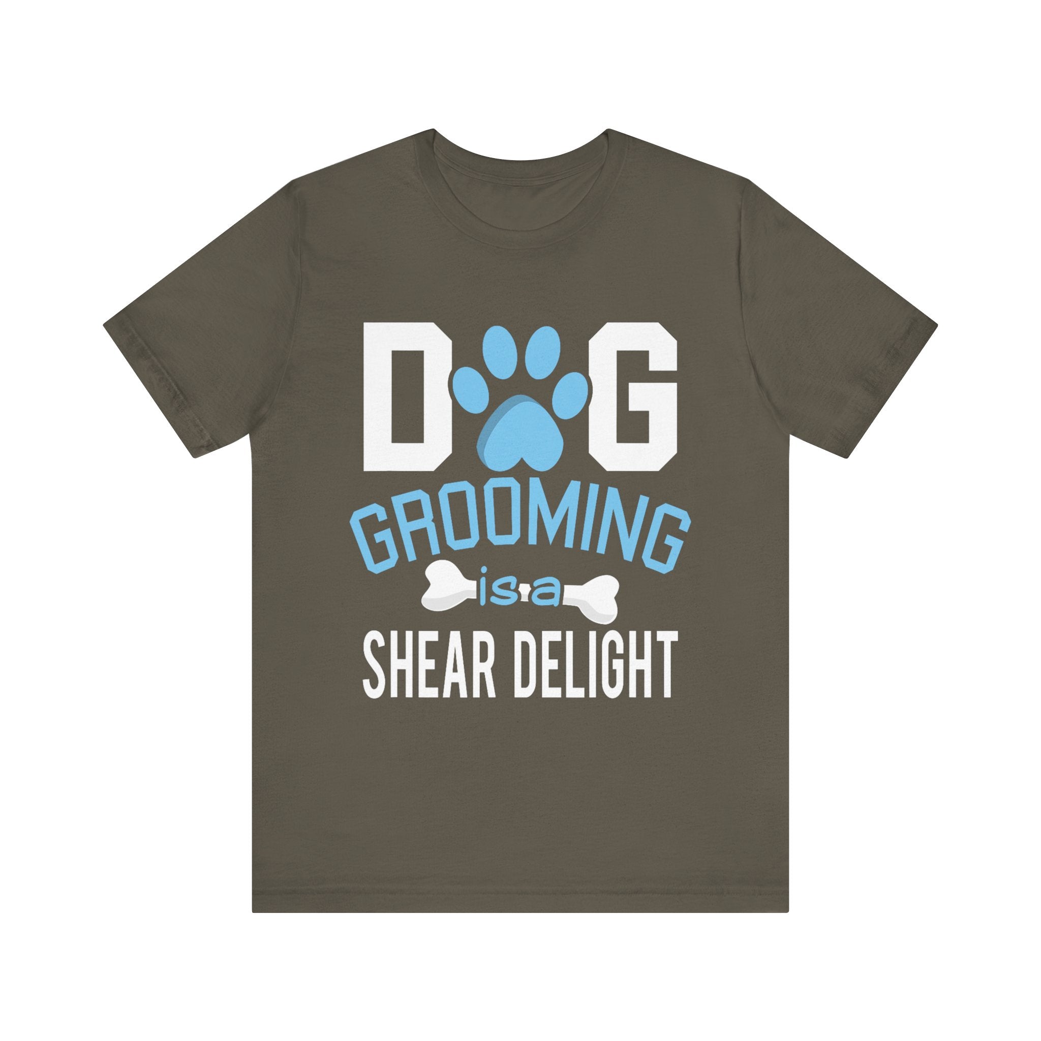 Dog Grooming T-Shirt – Funny Pet Groomer Shear Delight Tee for Men & Women