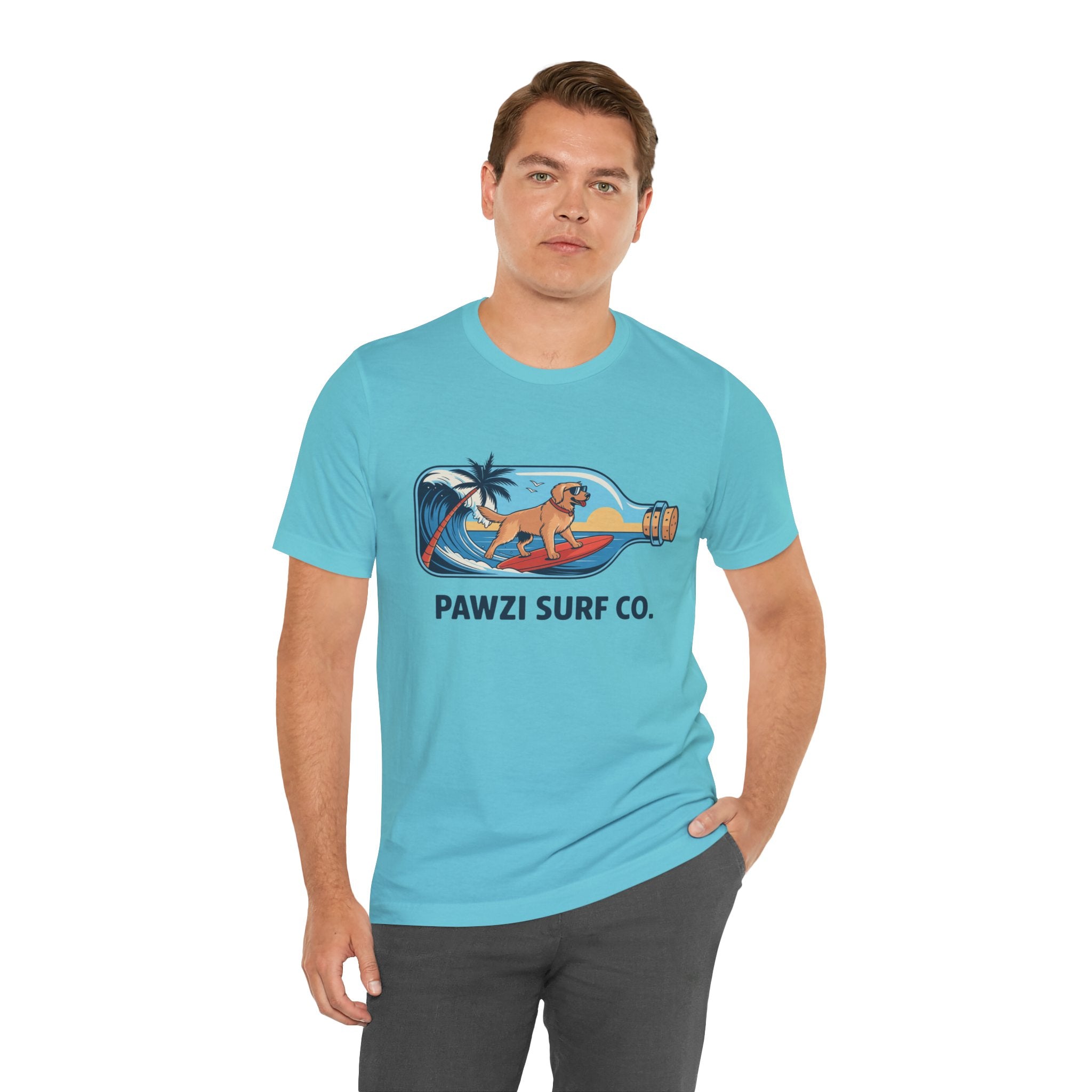 Sunset Surfer (Adult Short Sleeve T-Shirt)