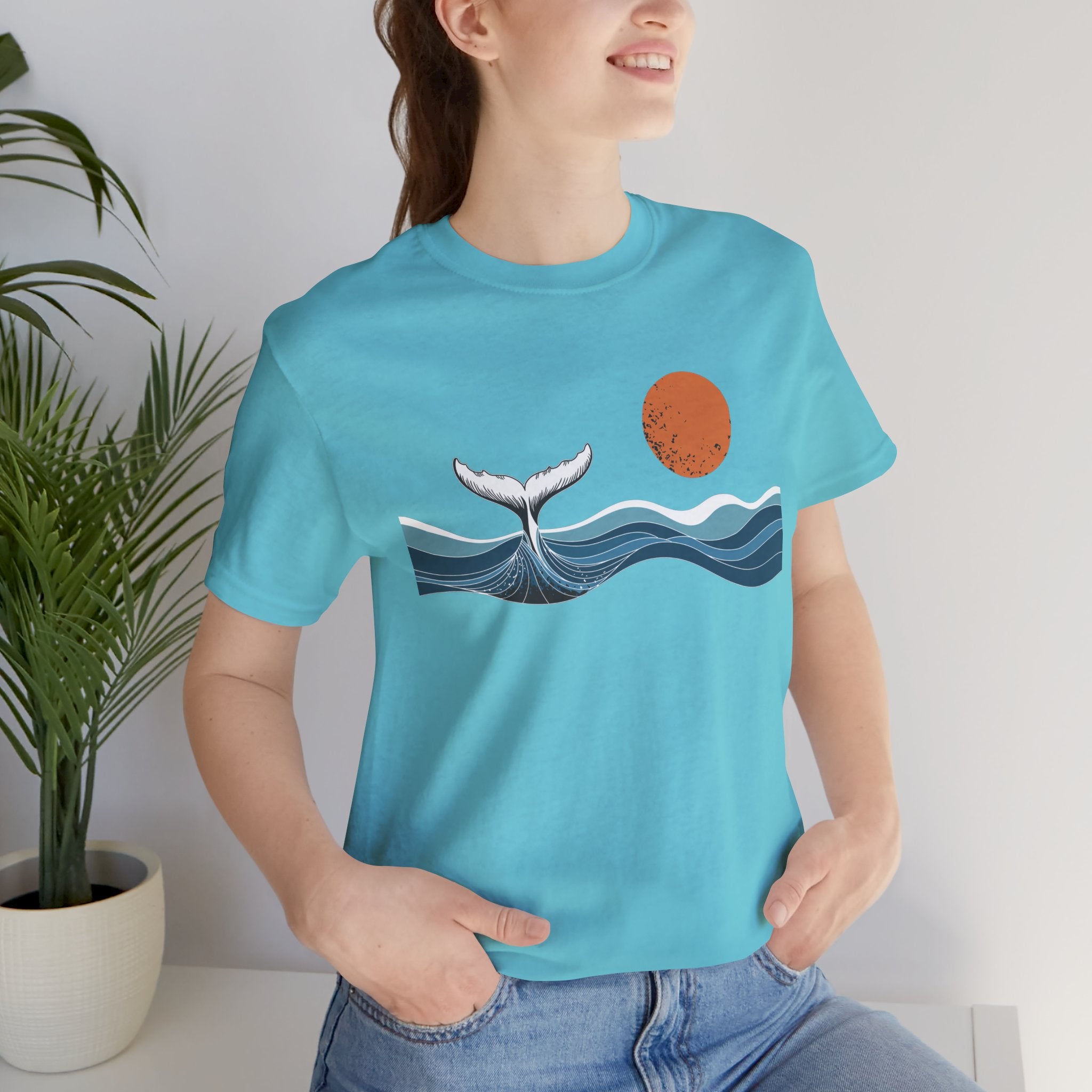 Whale Tail Sunset T-Shirt