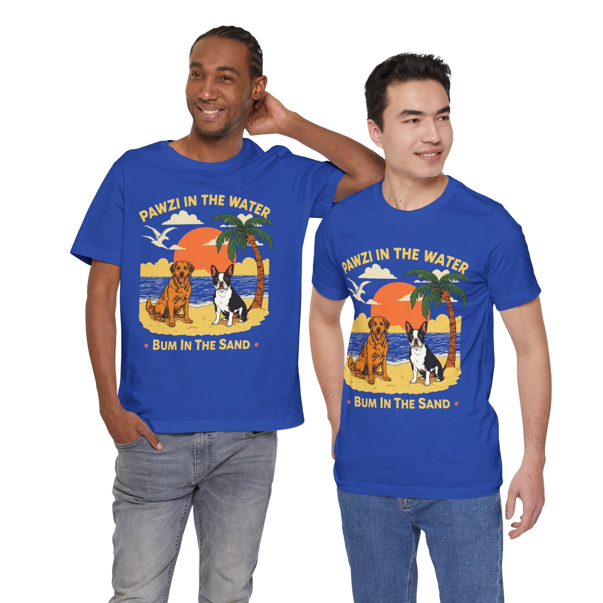 Pawzi In The Water (Adult Short Sleeve T-Shirt)