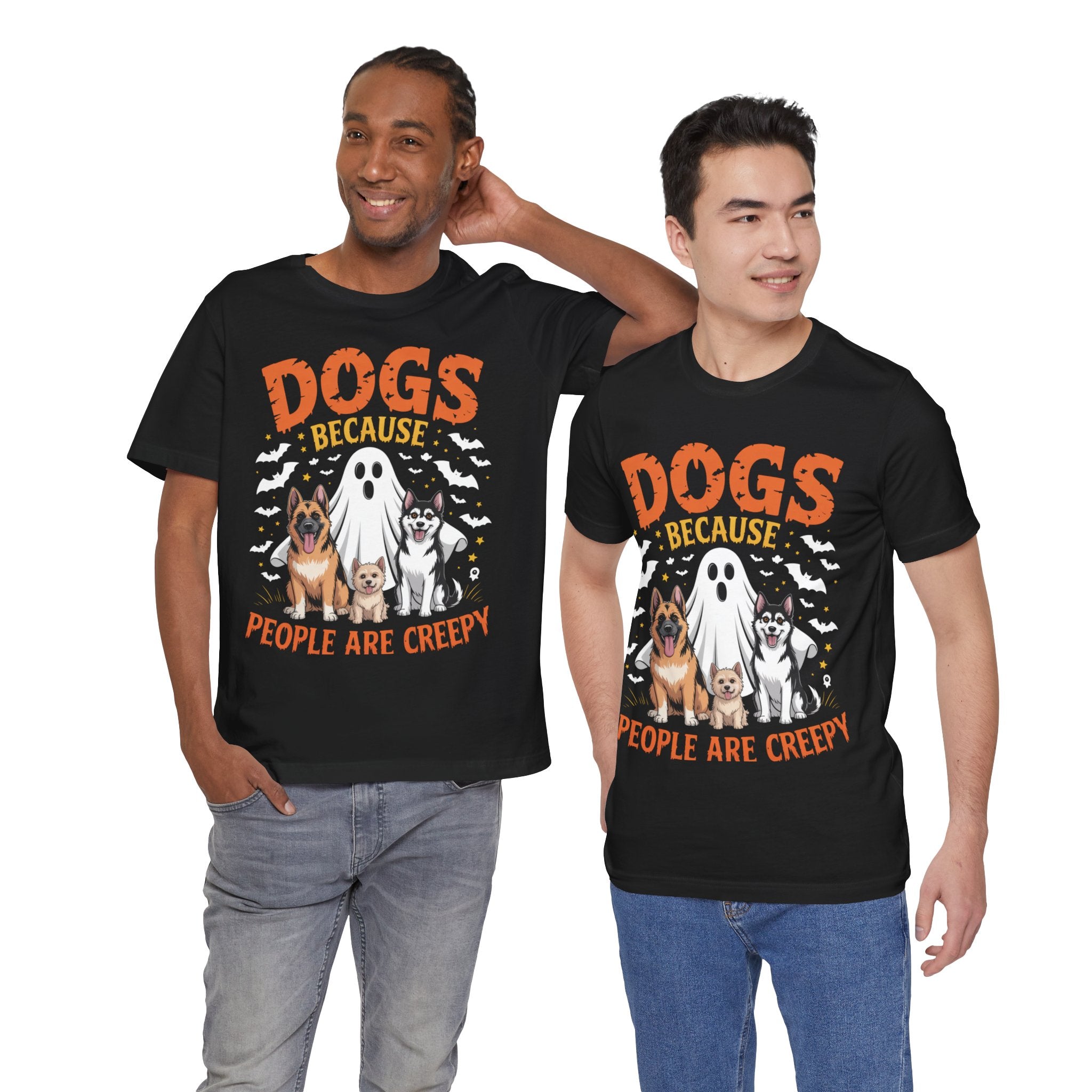 Creepy Canines (Front Print) (Adult Short Sleeve T-Shirt)