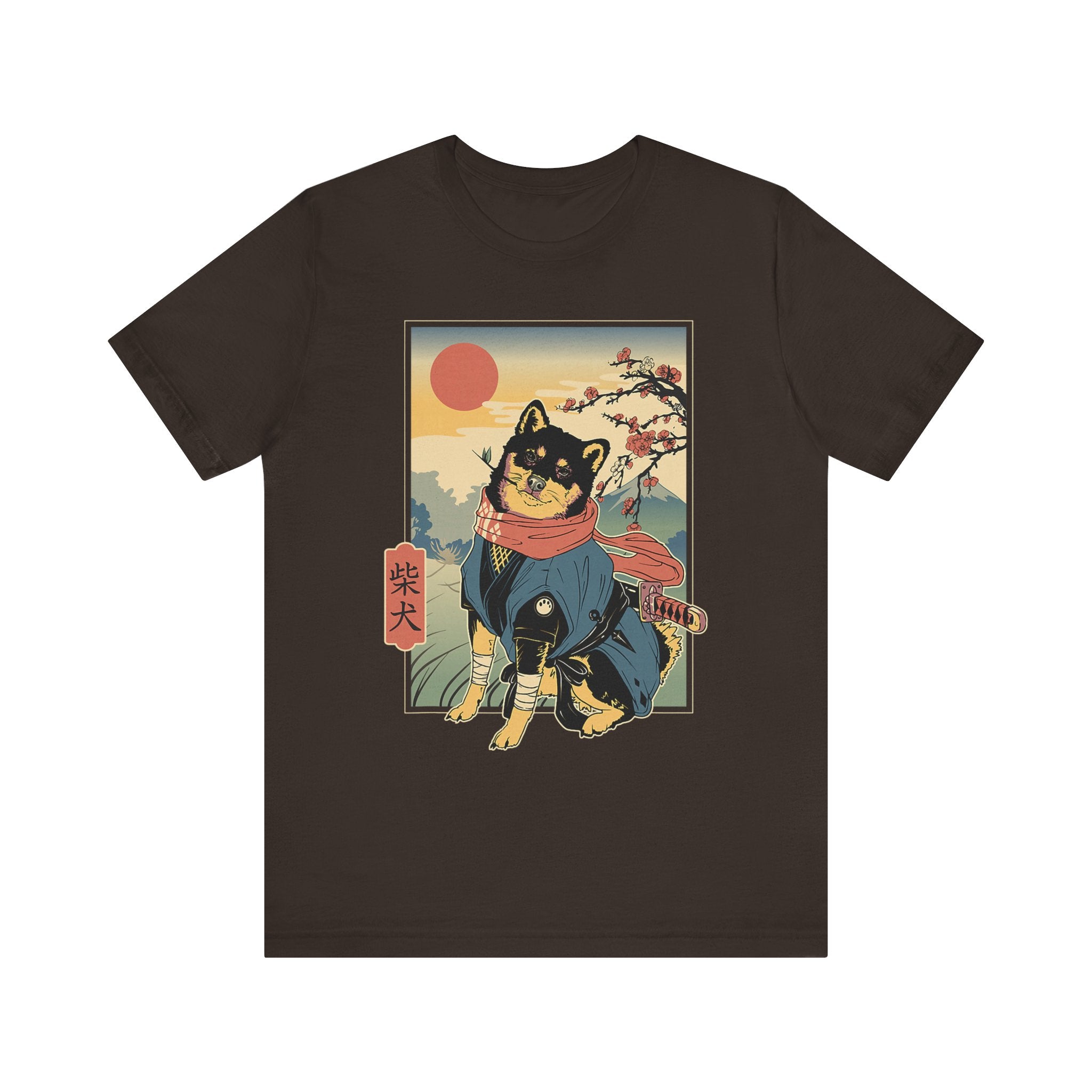 Shiba Samurai Dog T-Shirt