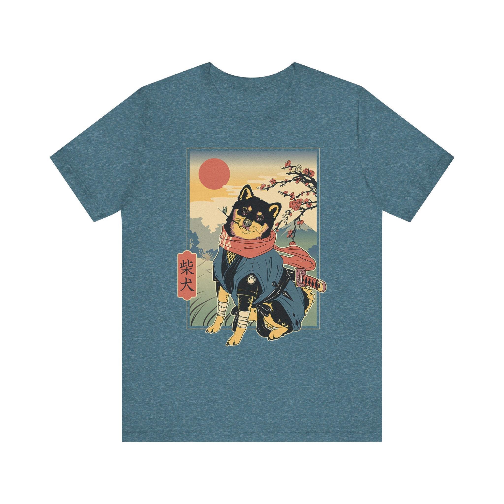 Shiba Samurai Dog T-Shirt