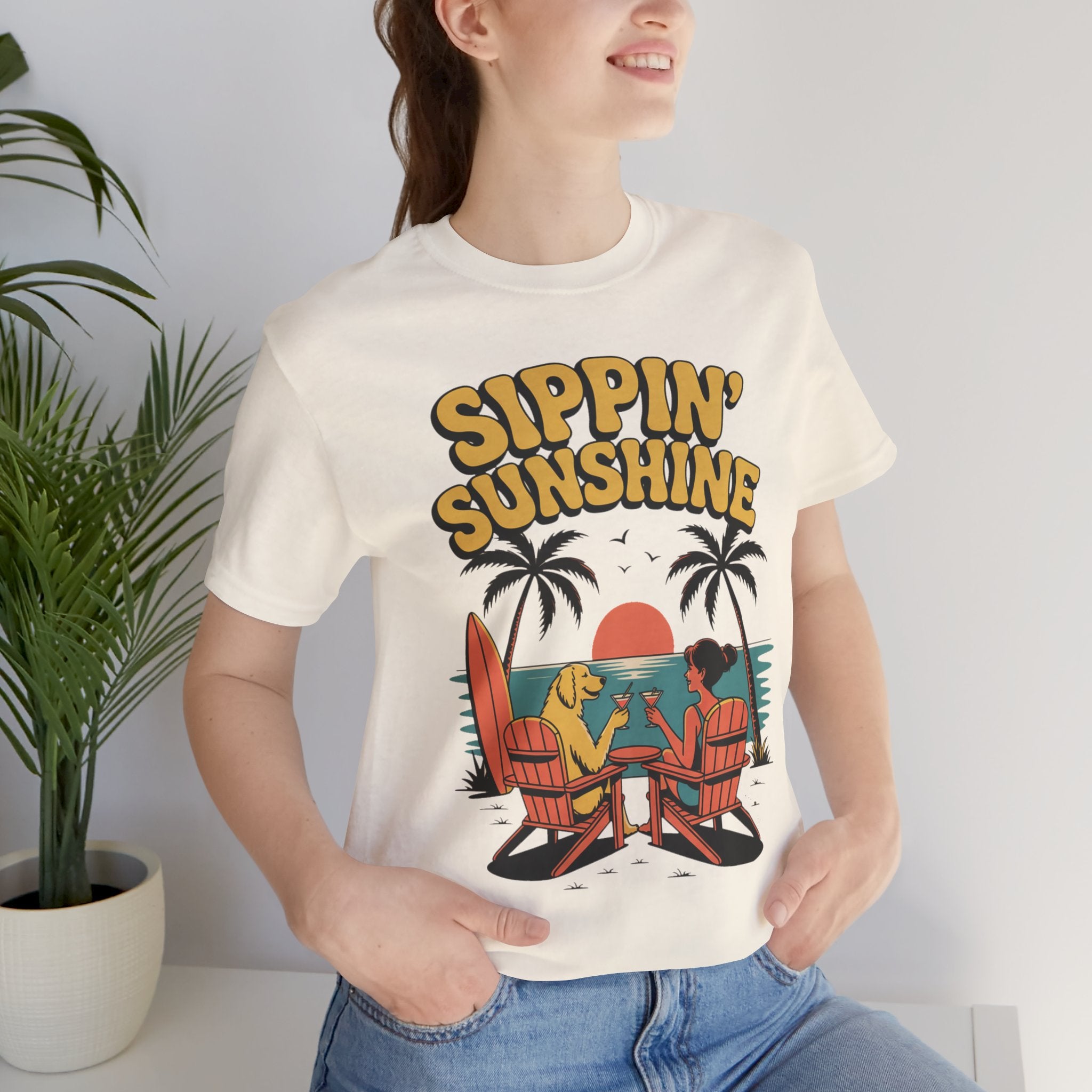 Sippin' Sunshine (Adult Short Sleeve T-Shirt)