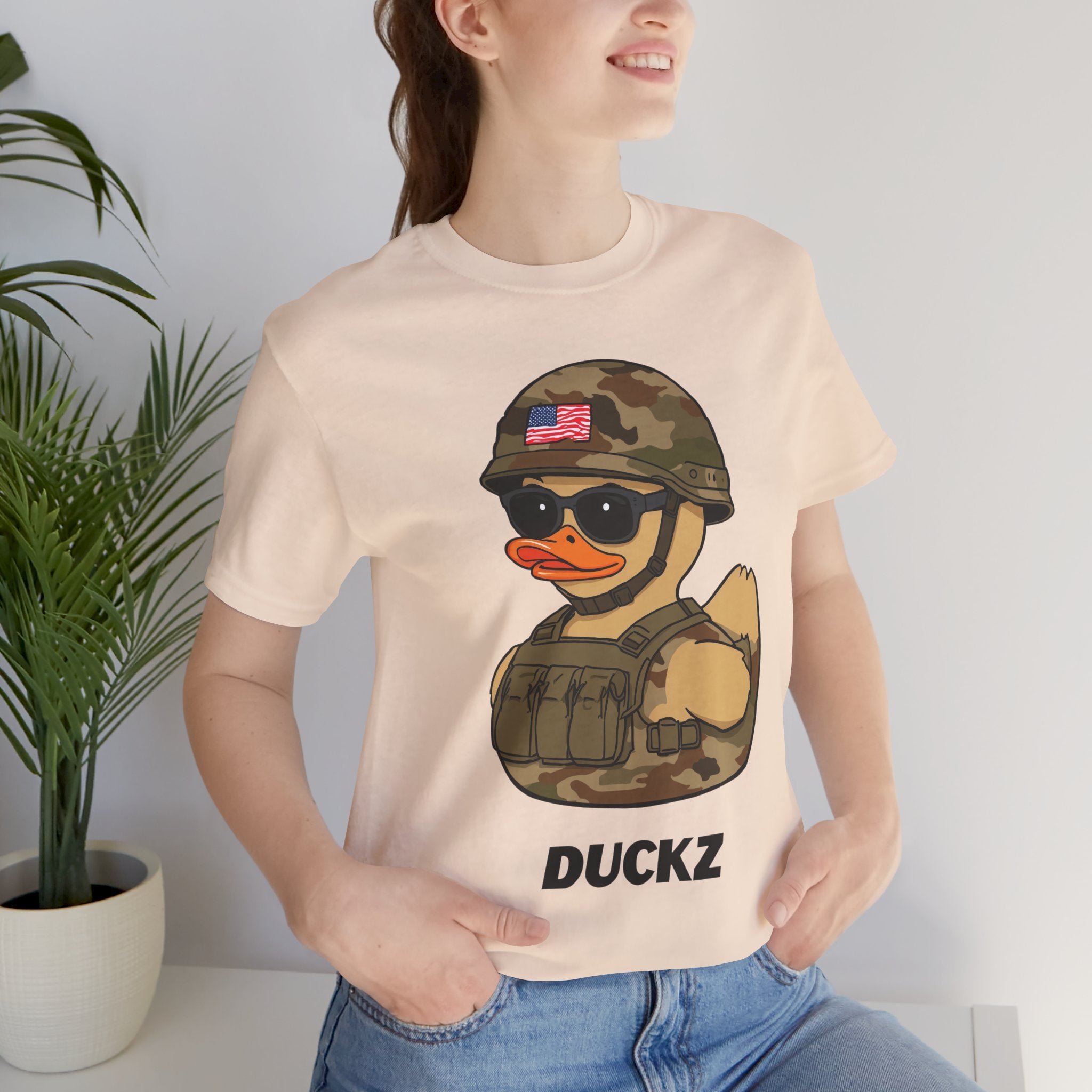 Military Mallard - Sand (Adult Short Sleeve T-Shirt)