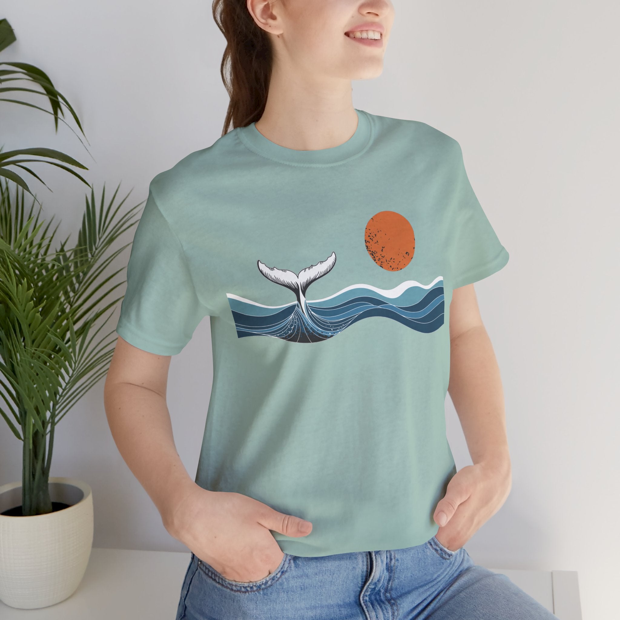 Whale Tail Sunset T-Shirt