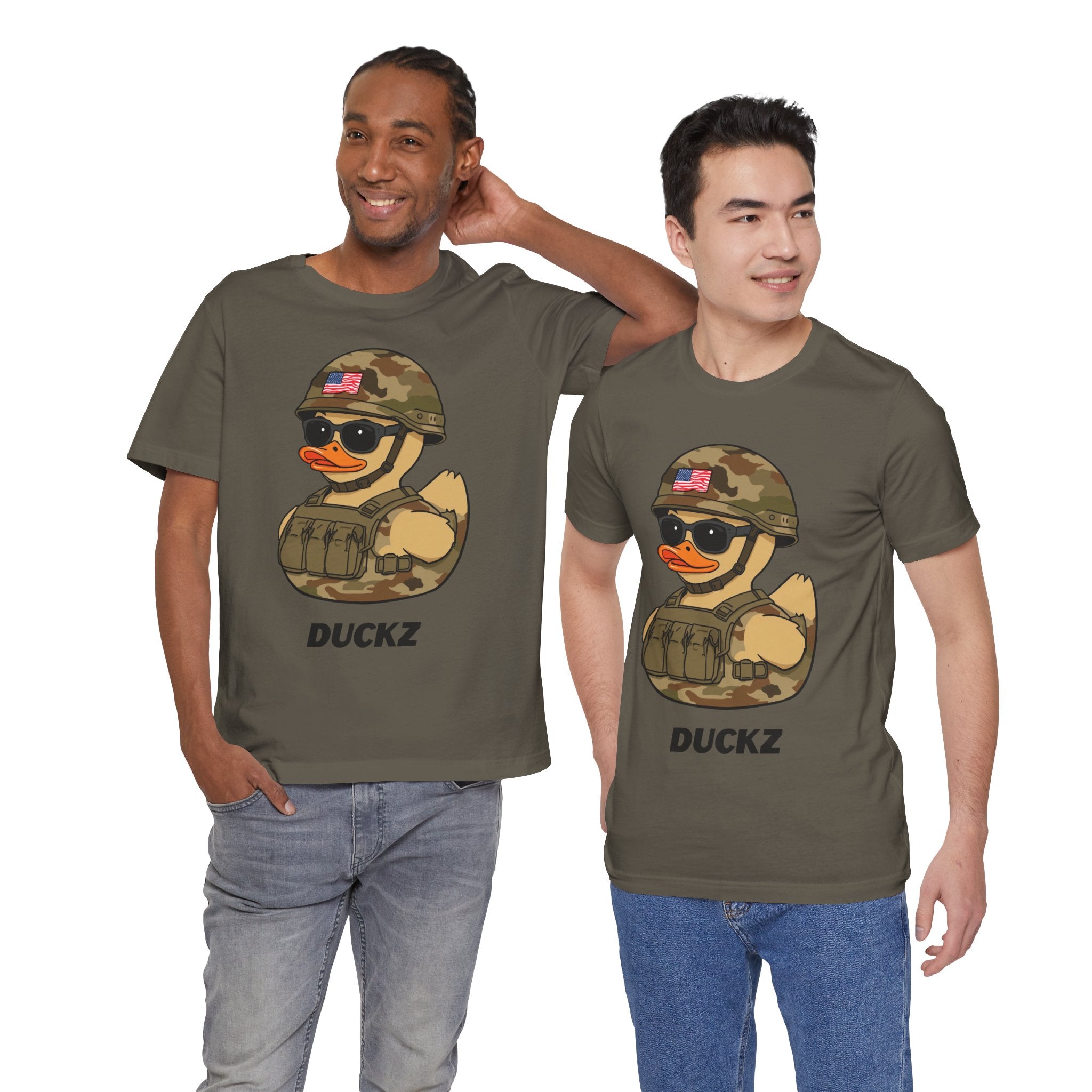 Military Mallard - Sand (Adult Short Sleeve T-Shirt)