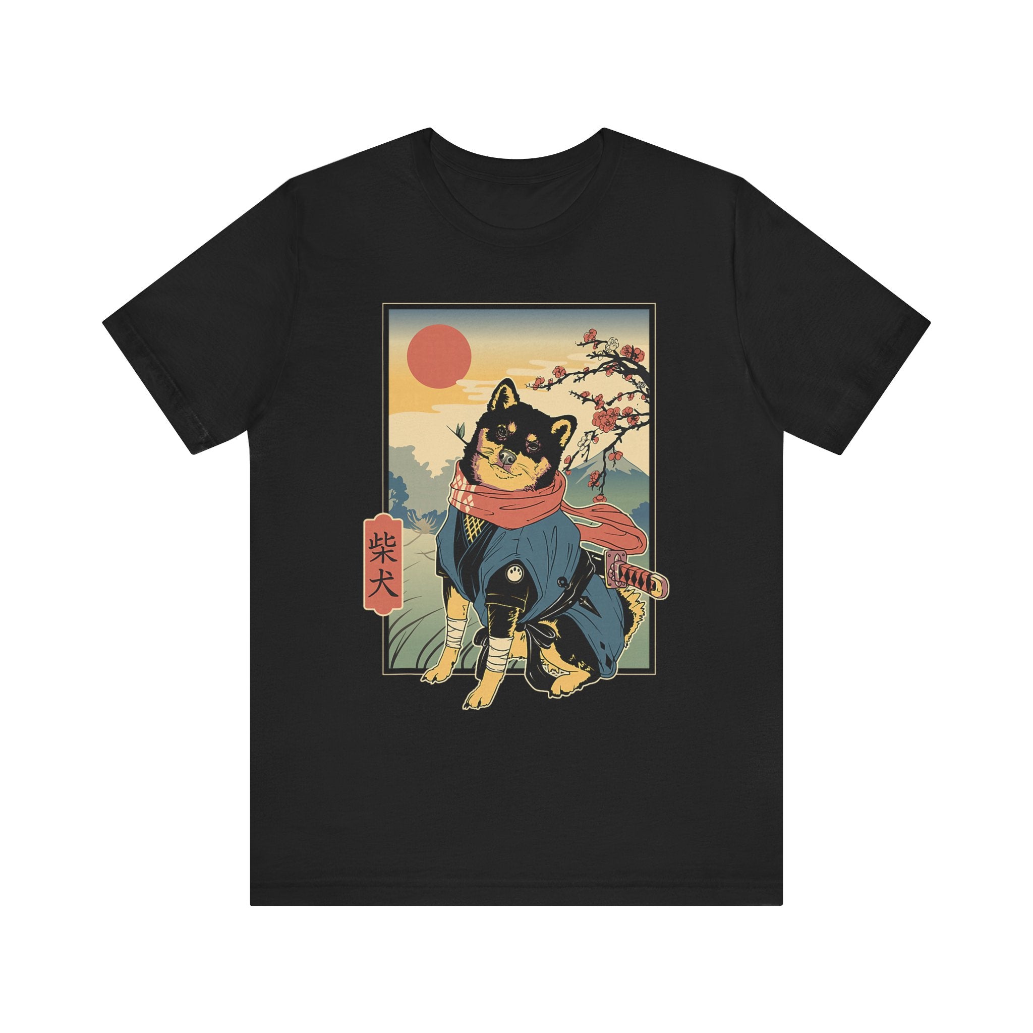 Shiba Samurai Dog T-Shirt