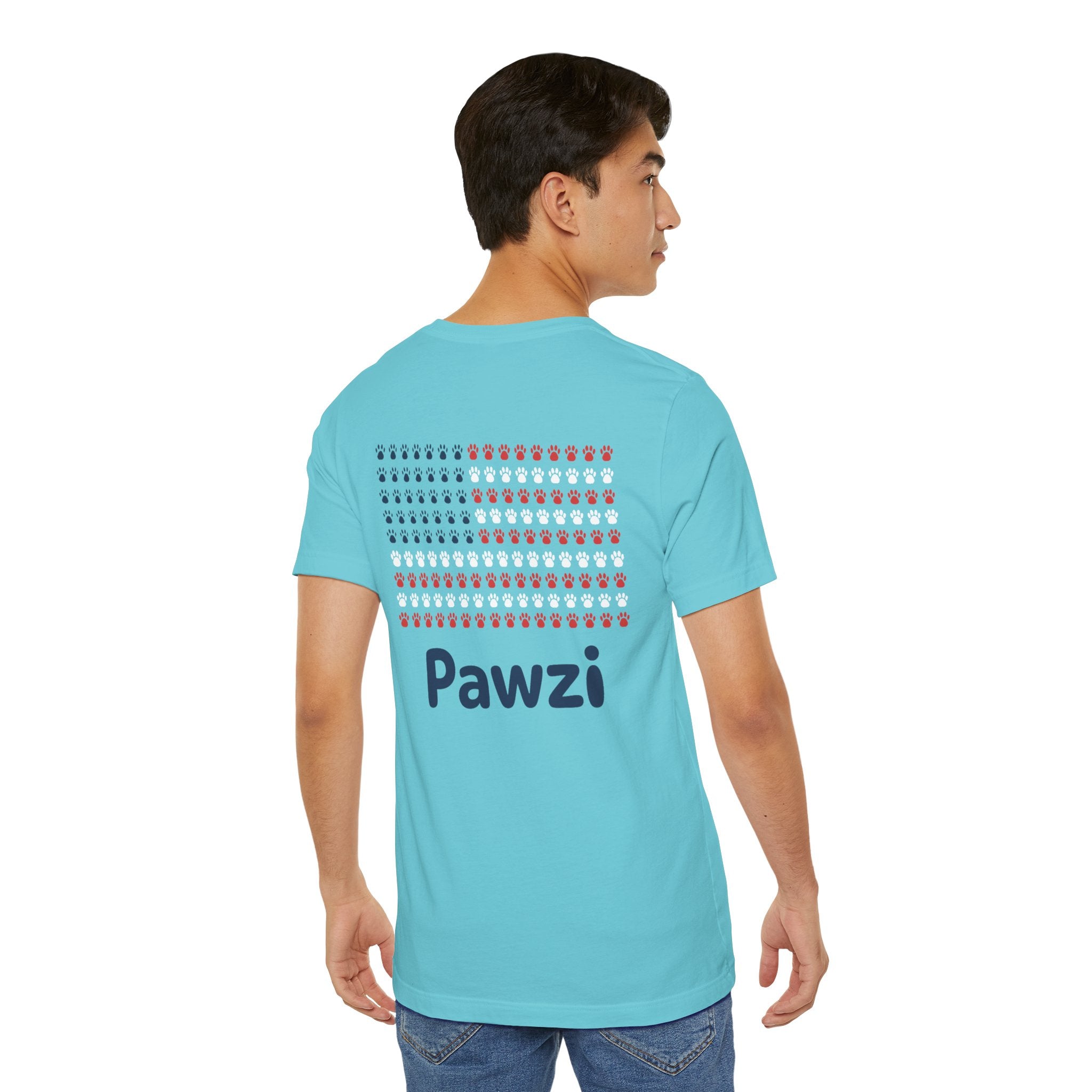 Flag Pawzi (Adult Short Sleeve T-Shirt)