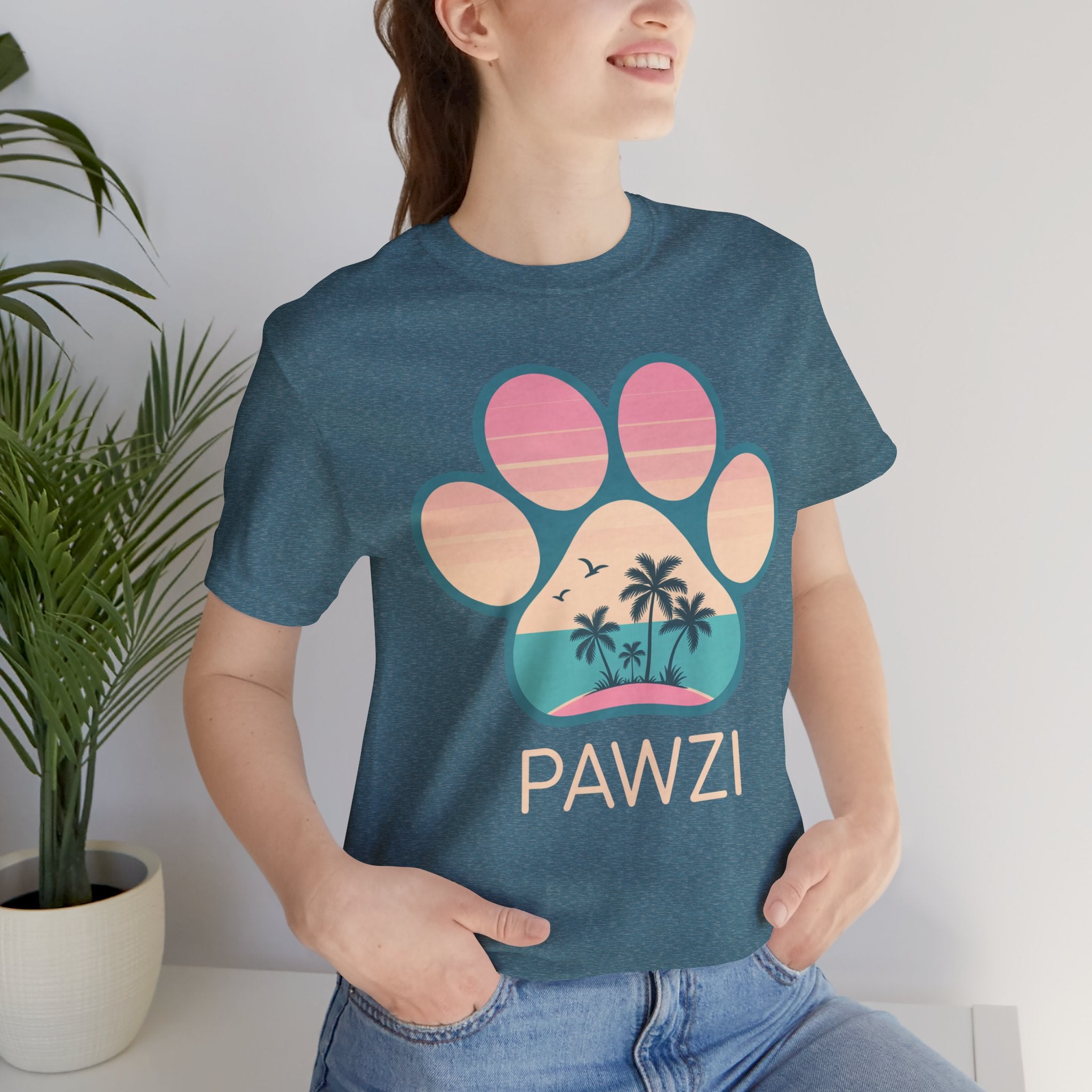 Paradise Pawi (Adult Short Sleeve T-Shirt)