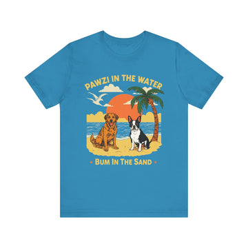 Pawzi In The Water (Adult Short Sleeve T-Shirt)