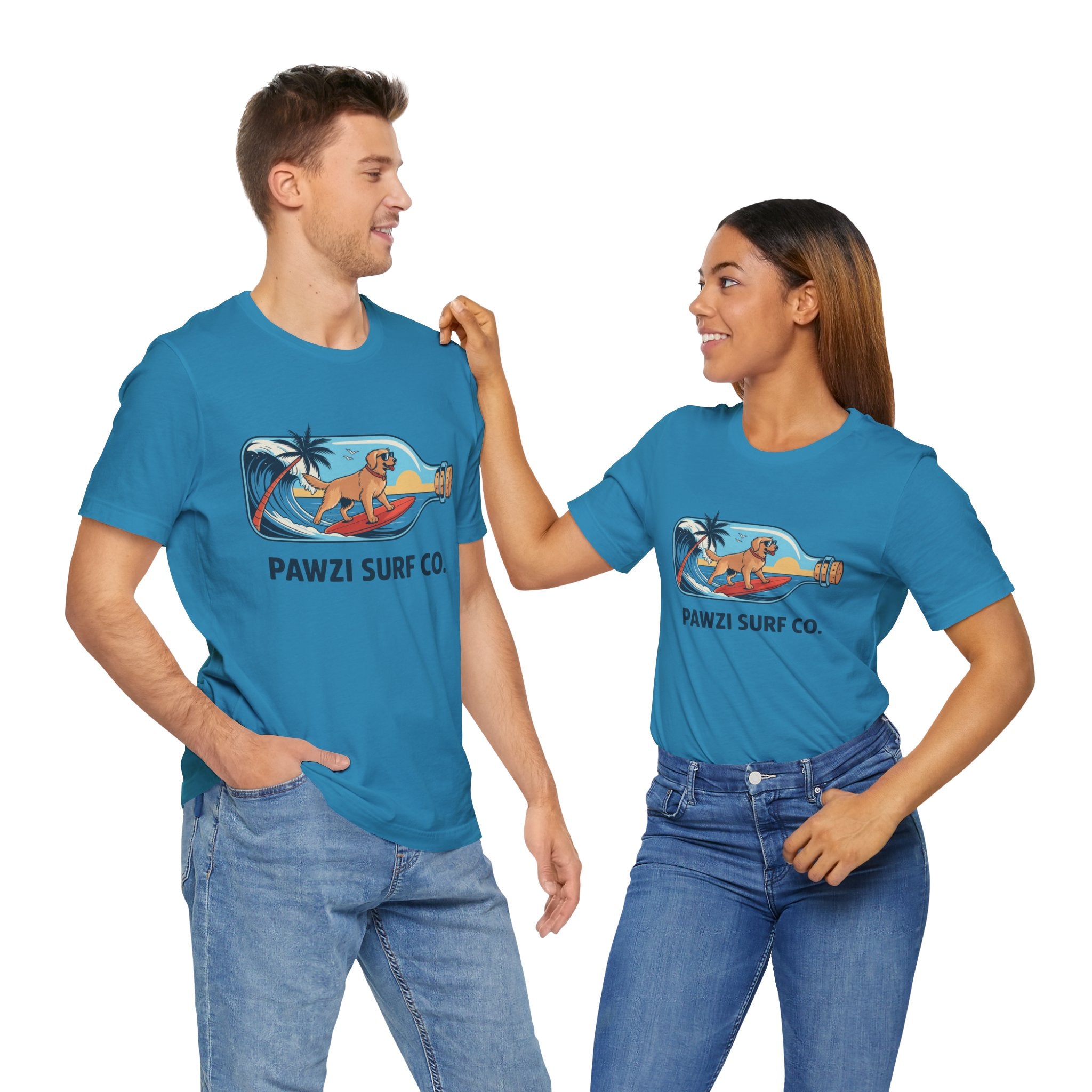 Sunset Surfer (Adult Short Sleeve T-Shirt)
