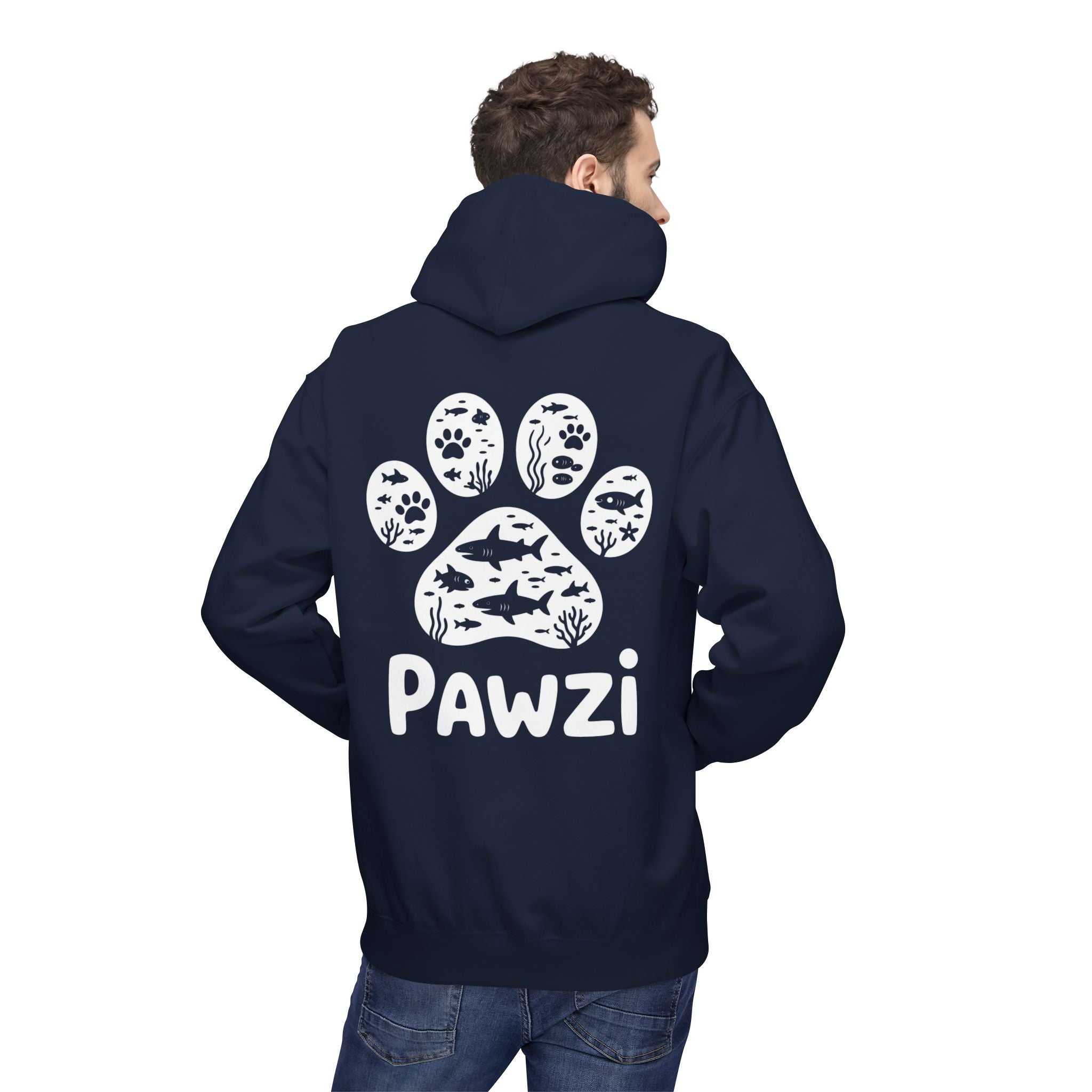 Shark Pawzi (Adult Hoodie)