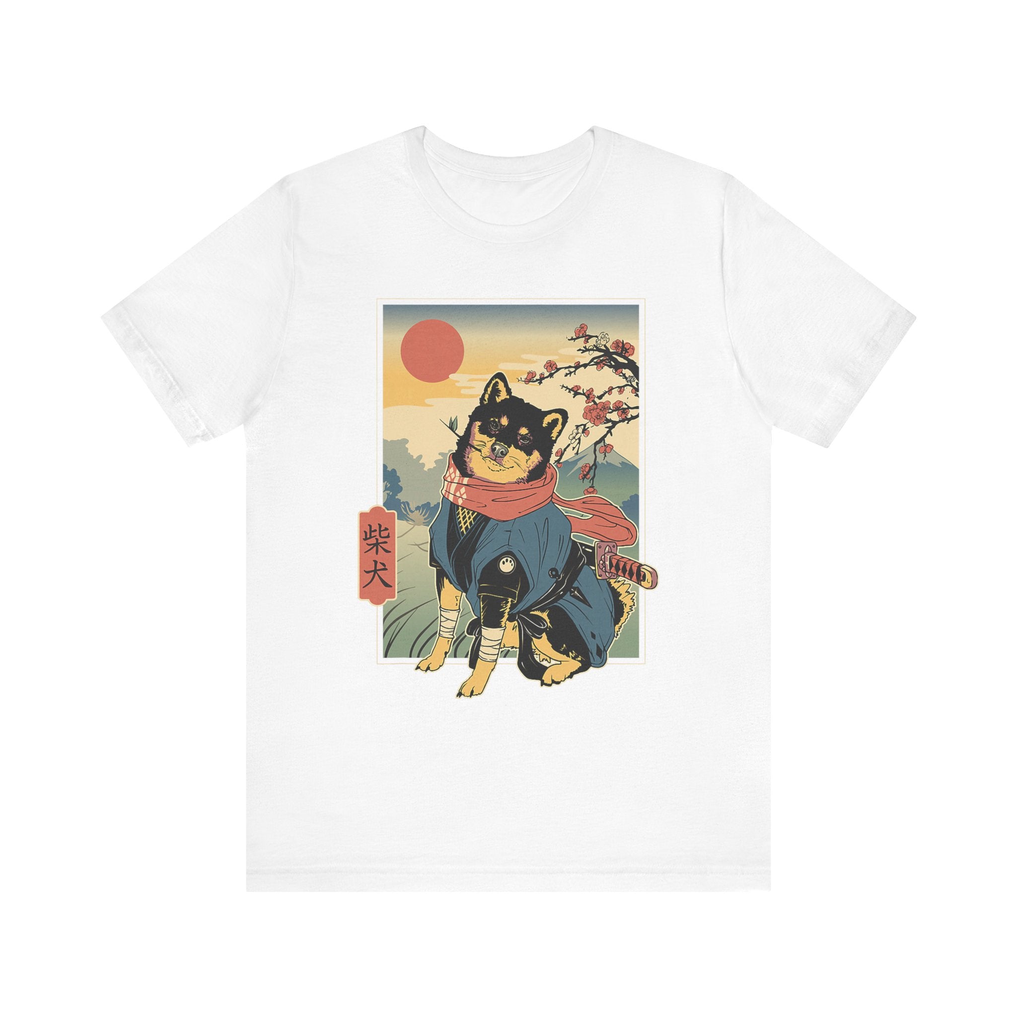 Shiba Samurai Dog T-Shirt