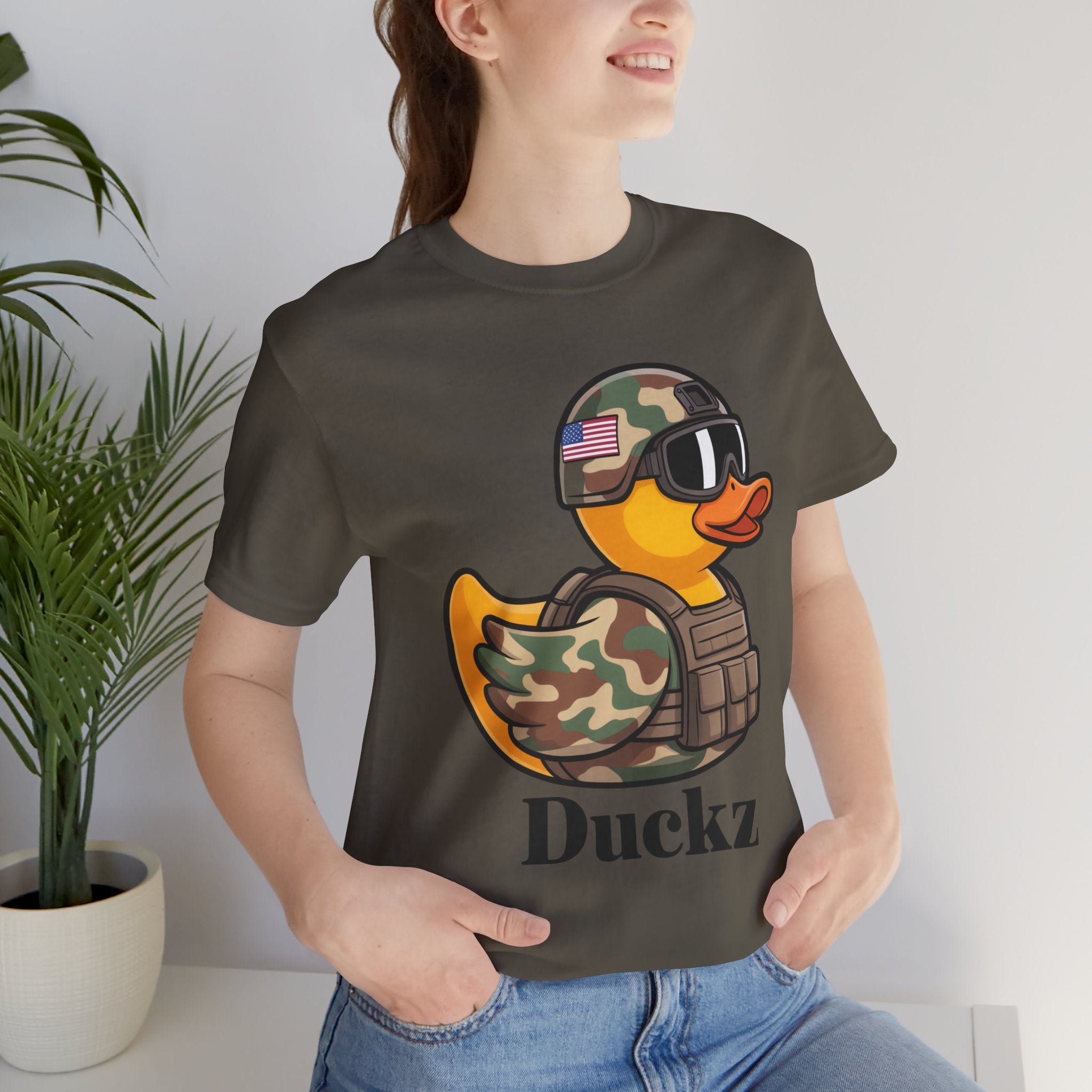 Military Mallard - Sand (Adult Short Sleeve T-Shirt)