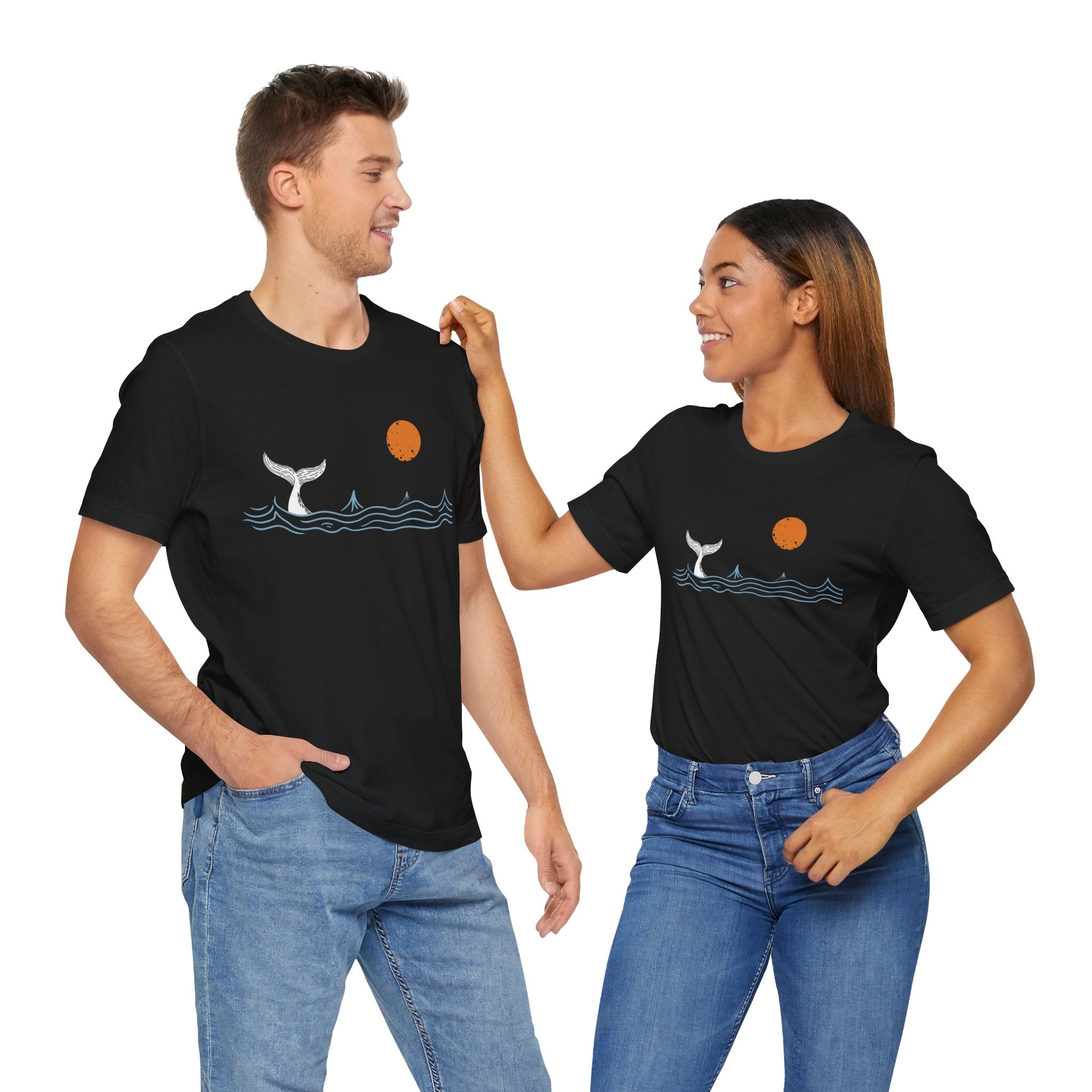Whale Tail Sunset T-Shirt