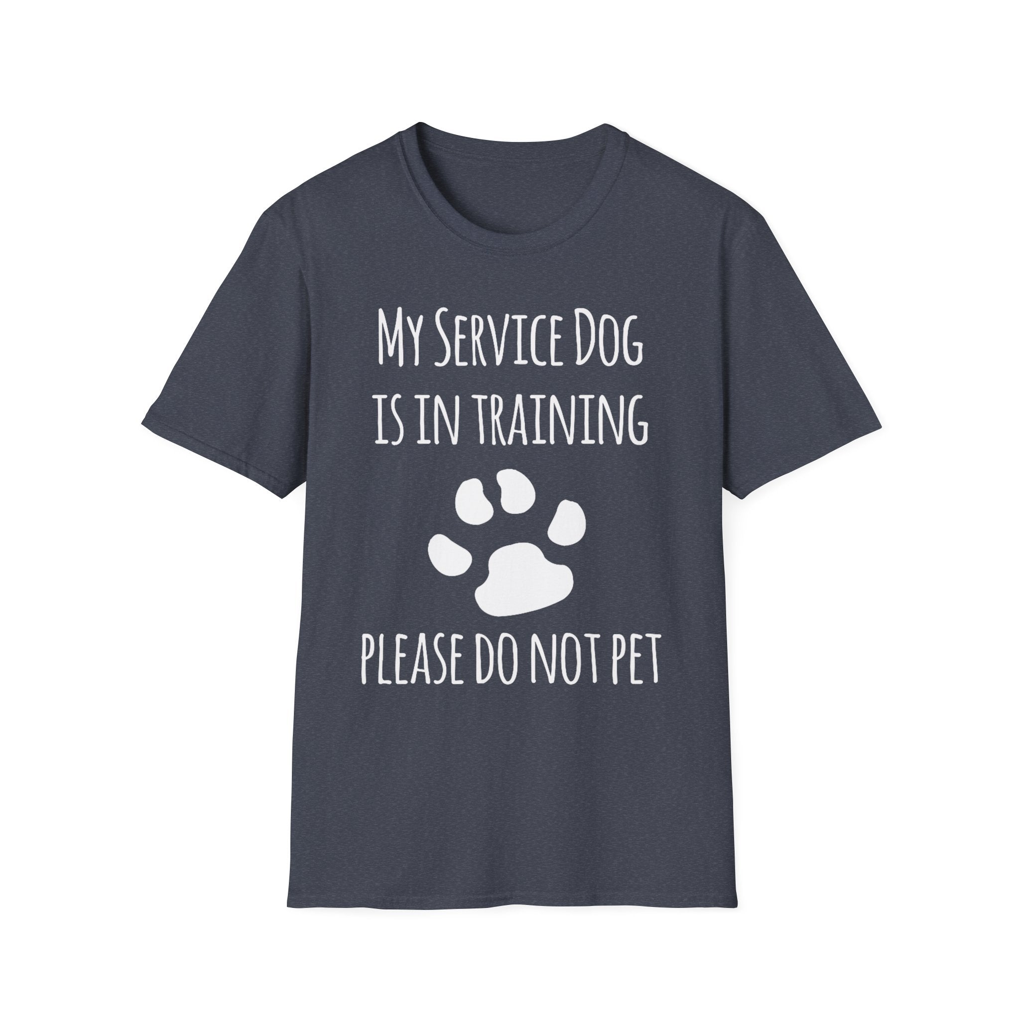 My Service Dog Is in Training Tee – Do Not Pet Shirt