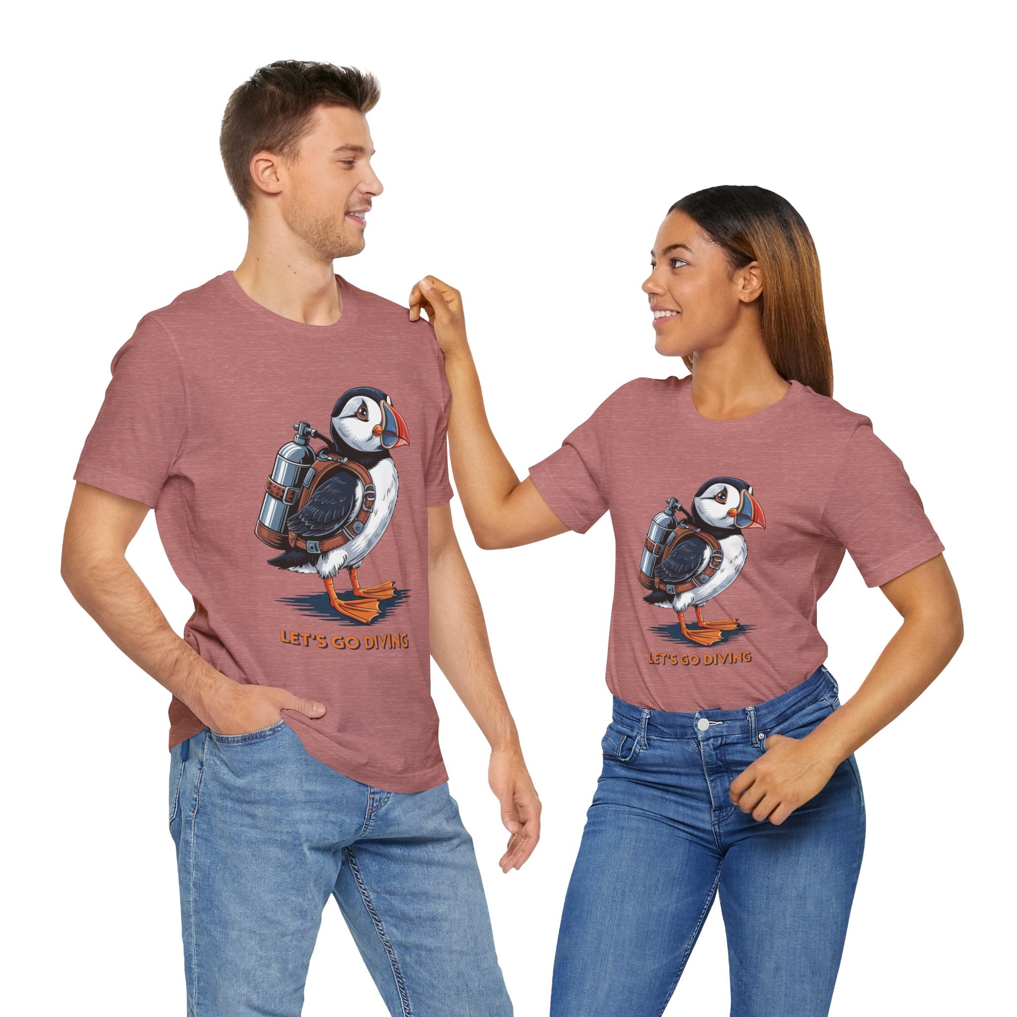 Let's Go Diving Puffin T-Shirt
