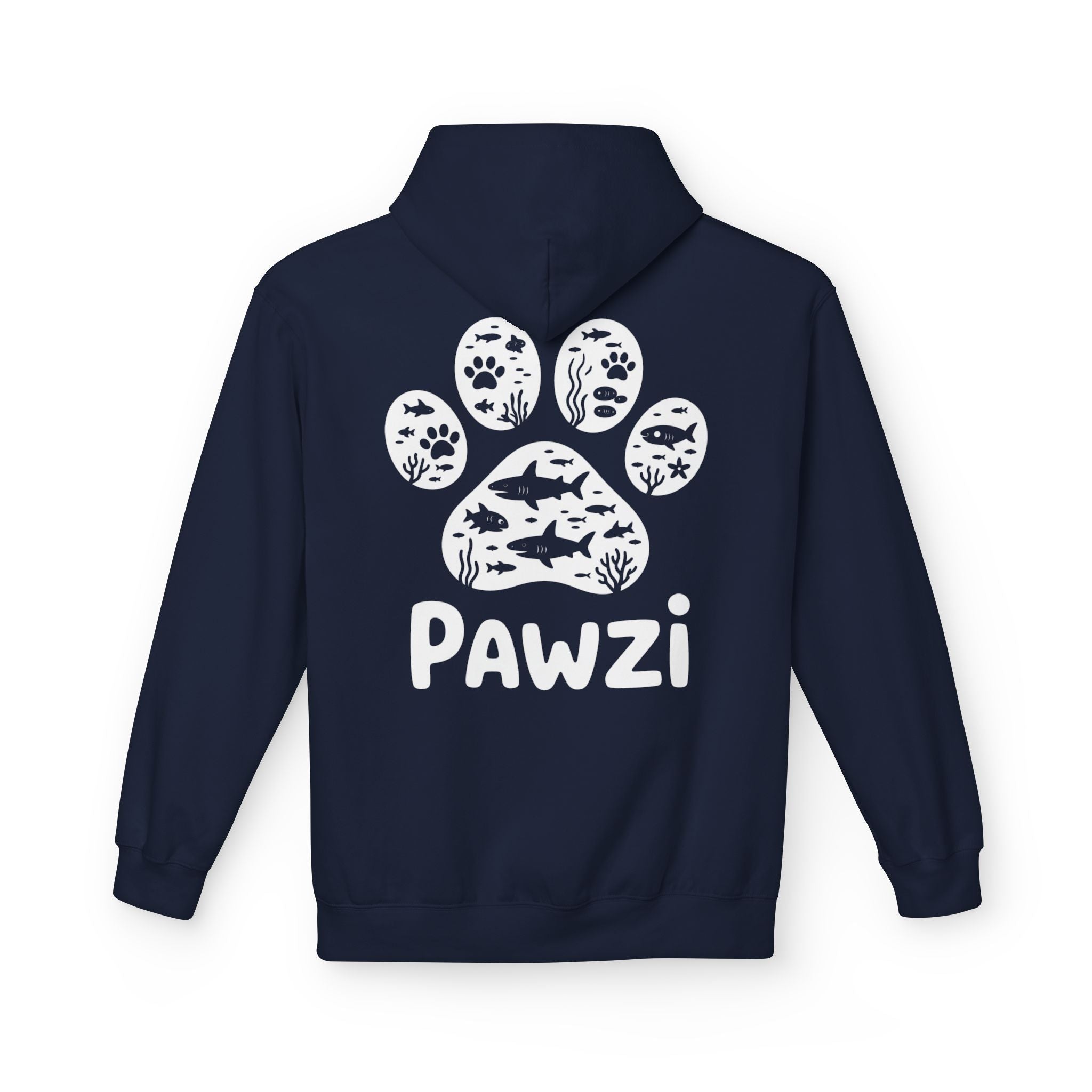 Shark Pawzi (Adult Hoodie)