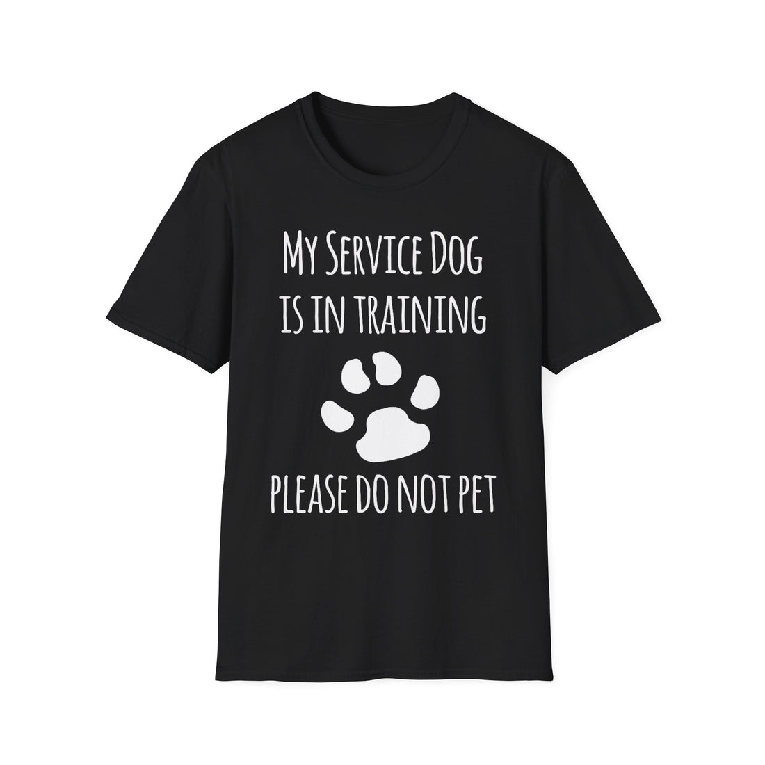 My Service Dog Is in Training Tee – Do Not Pet Shirt
