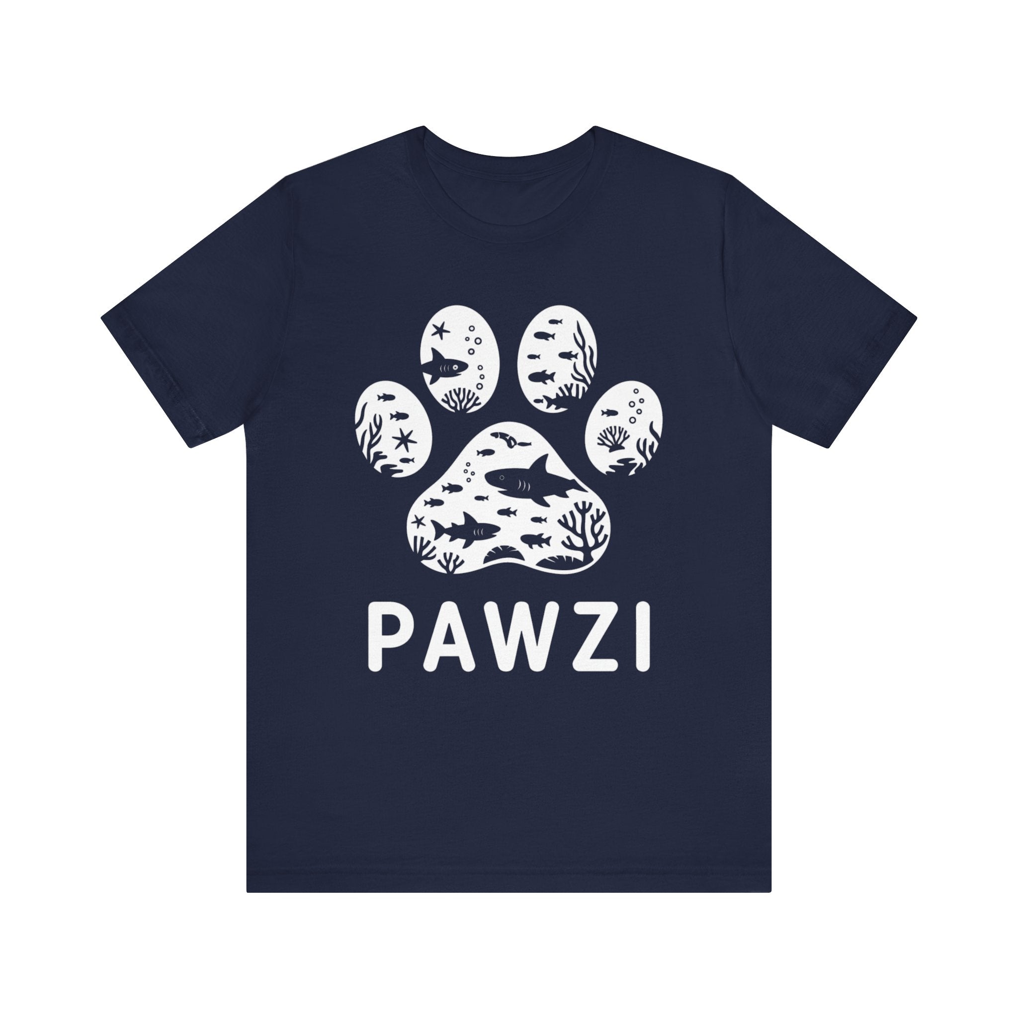Shark Pawzi (Adult Short Sleeve T-Shirt)