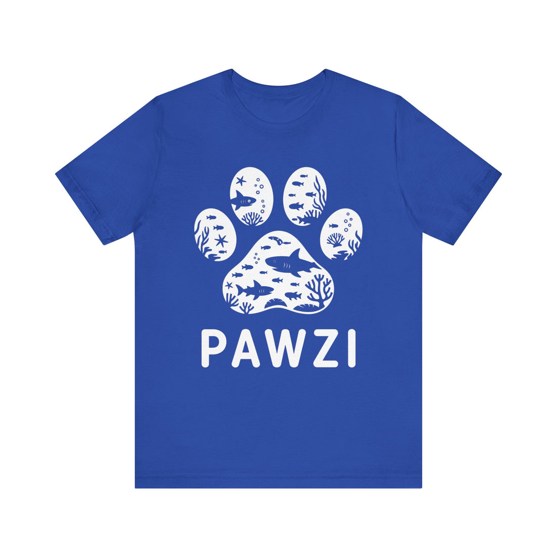 Shark Pawzi (Adult Short Sleeve T-Shirt)