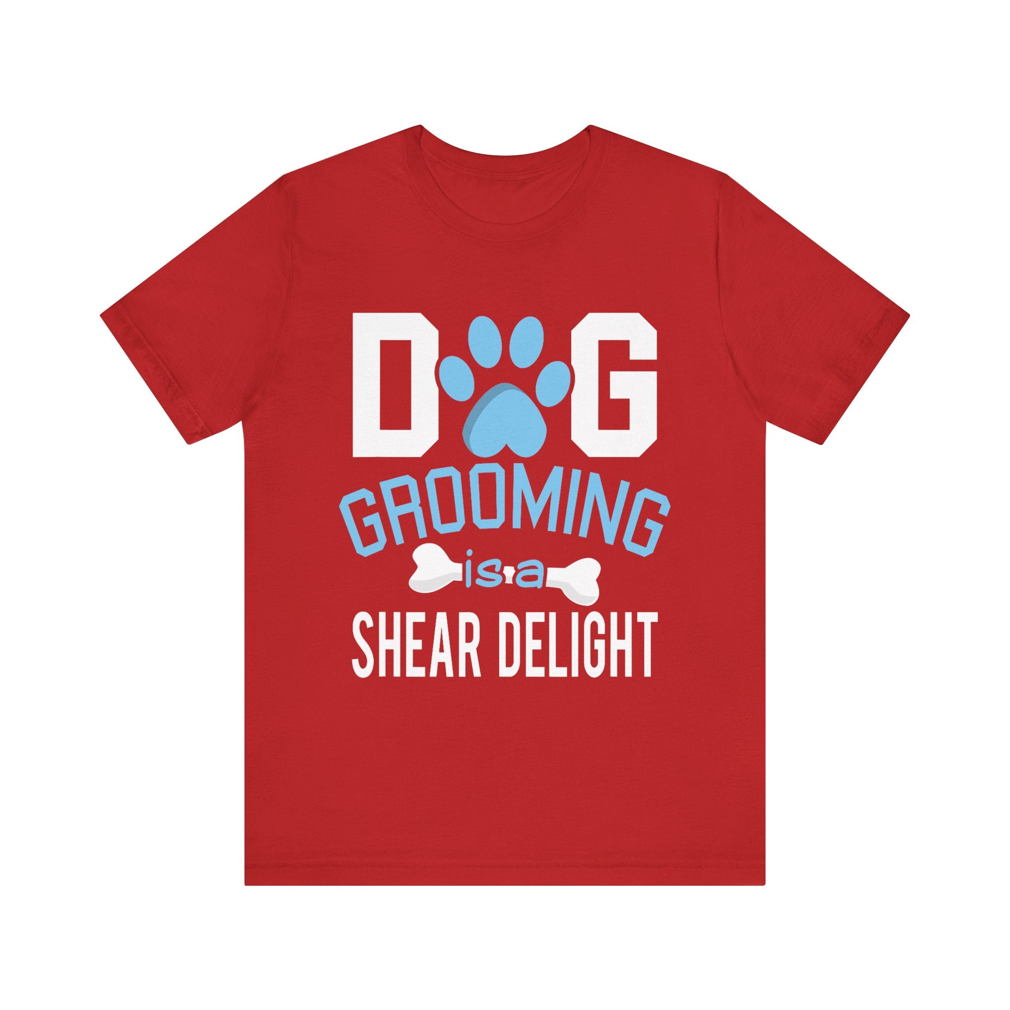 Dog Grooming T-Shirt – Funny Pet Groomer Shear Delight Tee for Men & Women