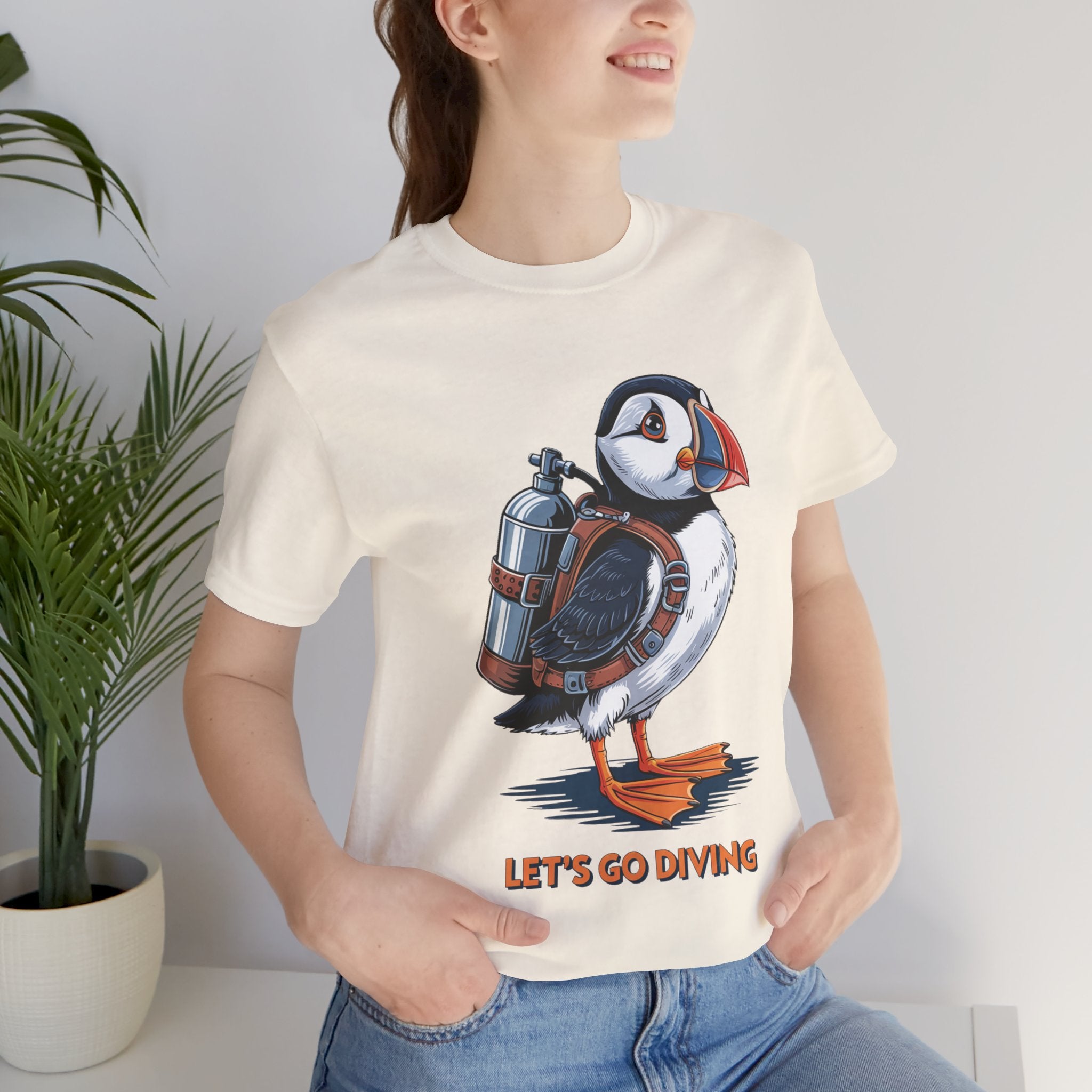 Let's Go Diving Puffin T-Shirt