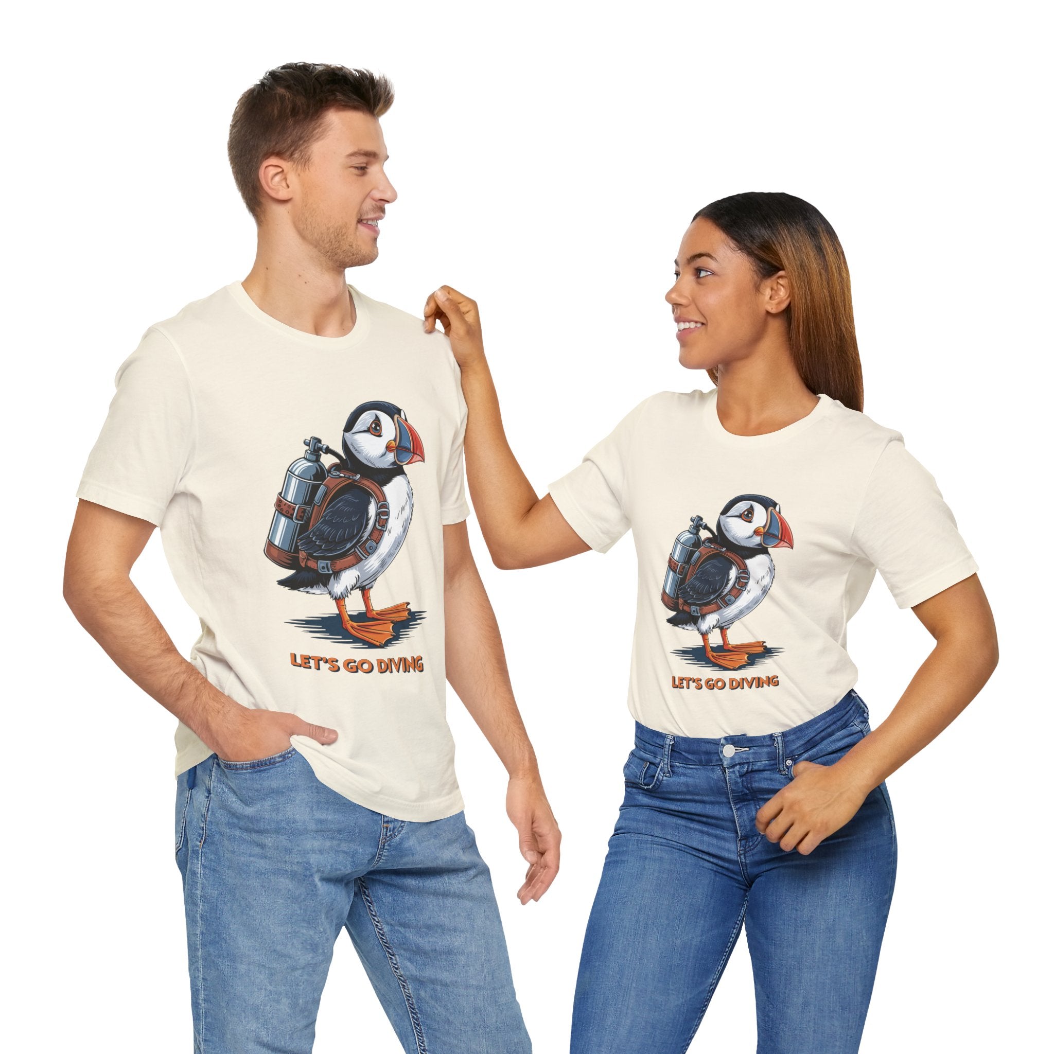 Let's Go Diving Puffin T-Shirt