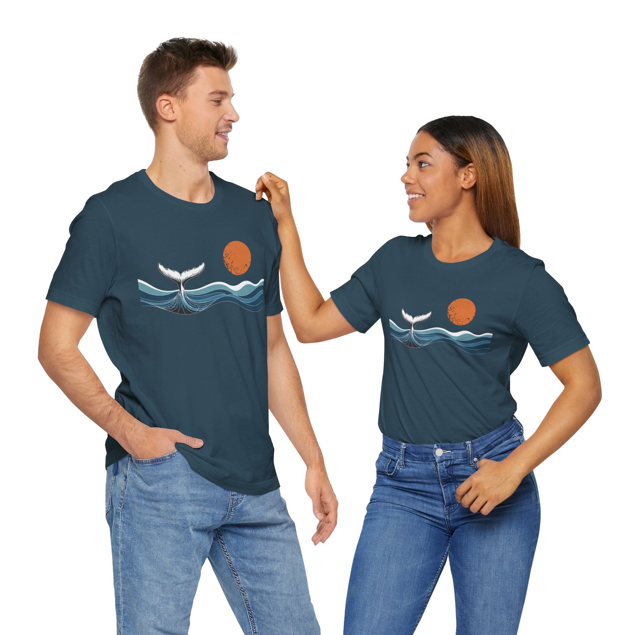 Whale Tail Sunset T-Shirt